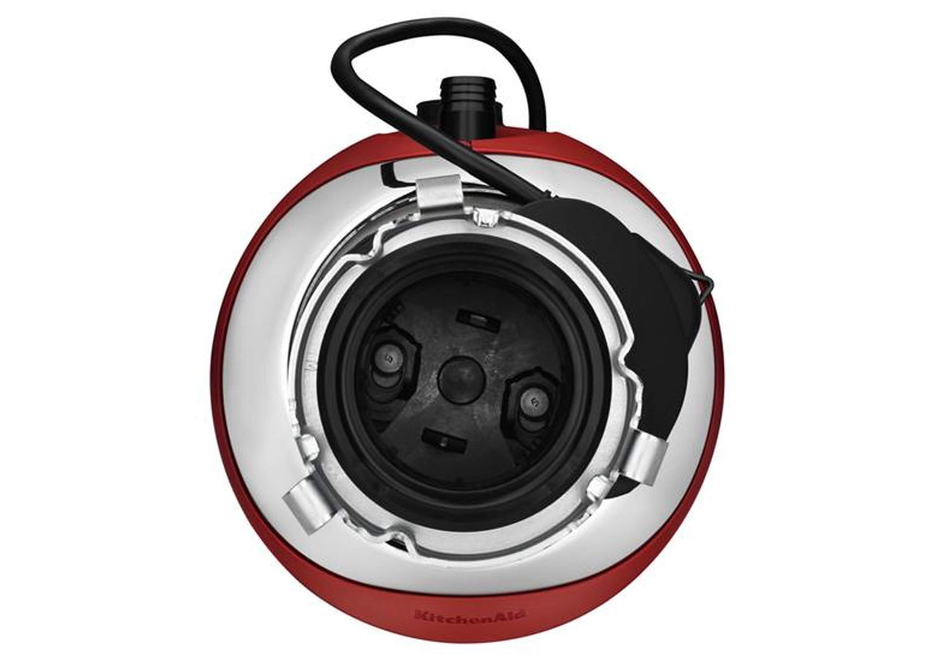 KitchenAid - 1-Horsepower Batch Feed Food Waste Disposer - Red