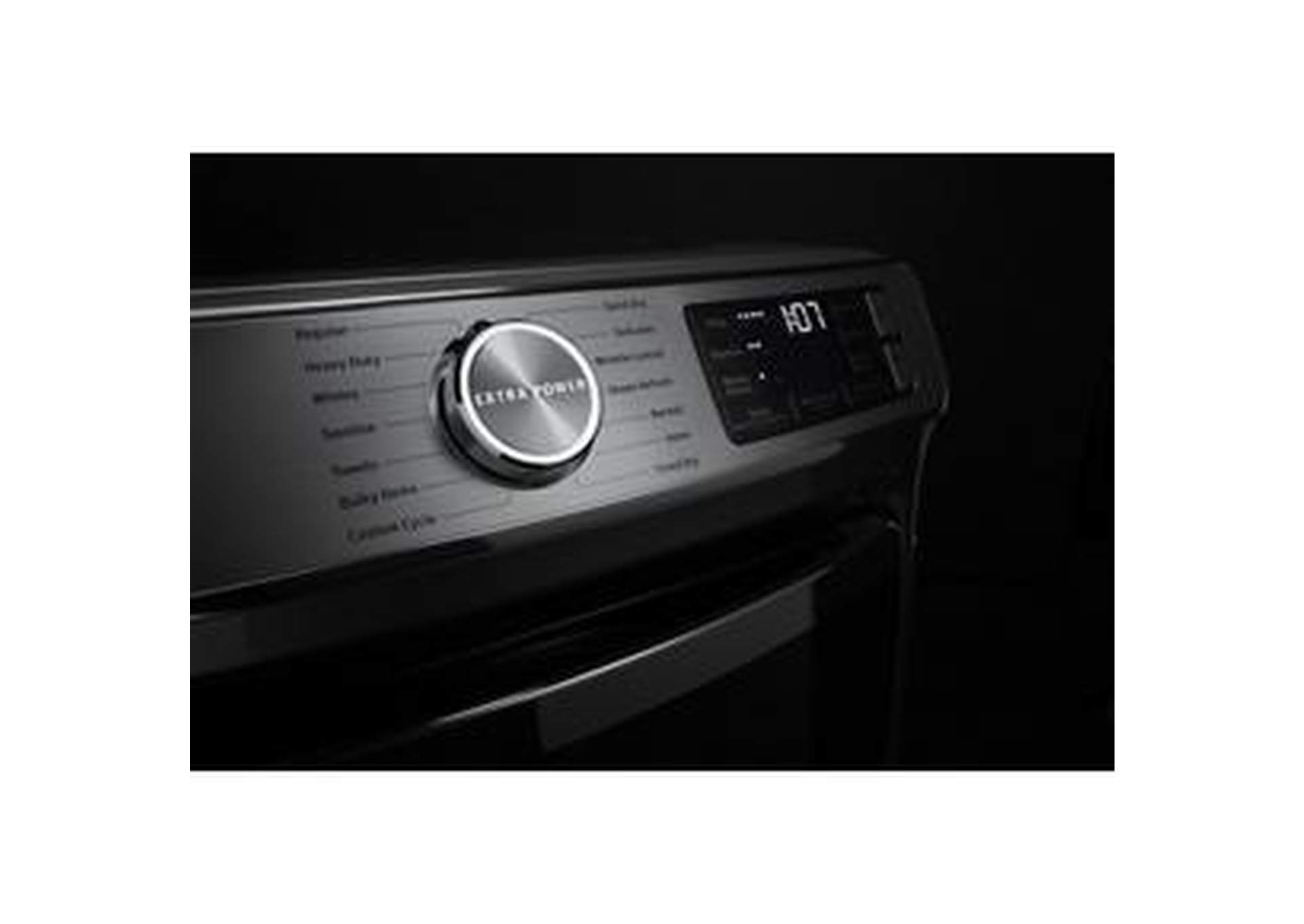 Maytag - Smart Front Load Gas Dryer with Extra Power and Advanced Moisture Sensing Plus - 7.3 cu. ft. - Metallic Slate