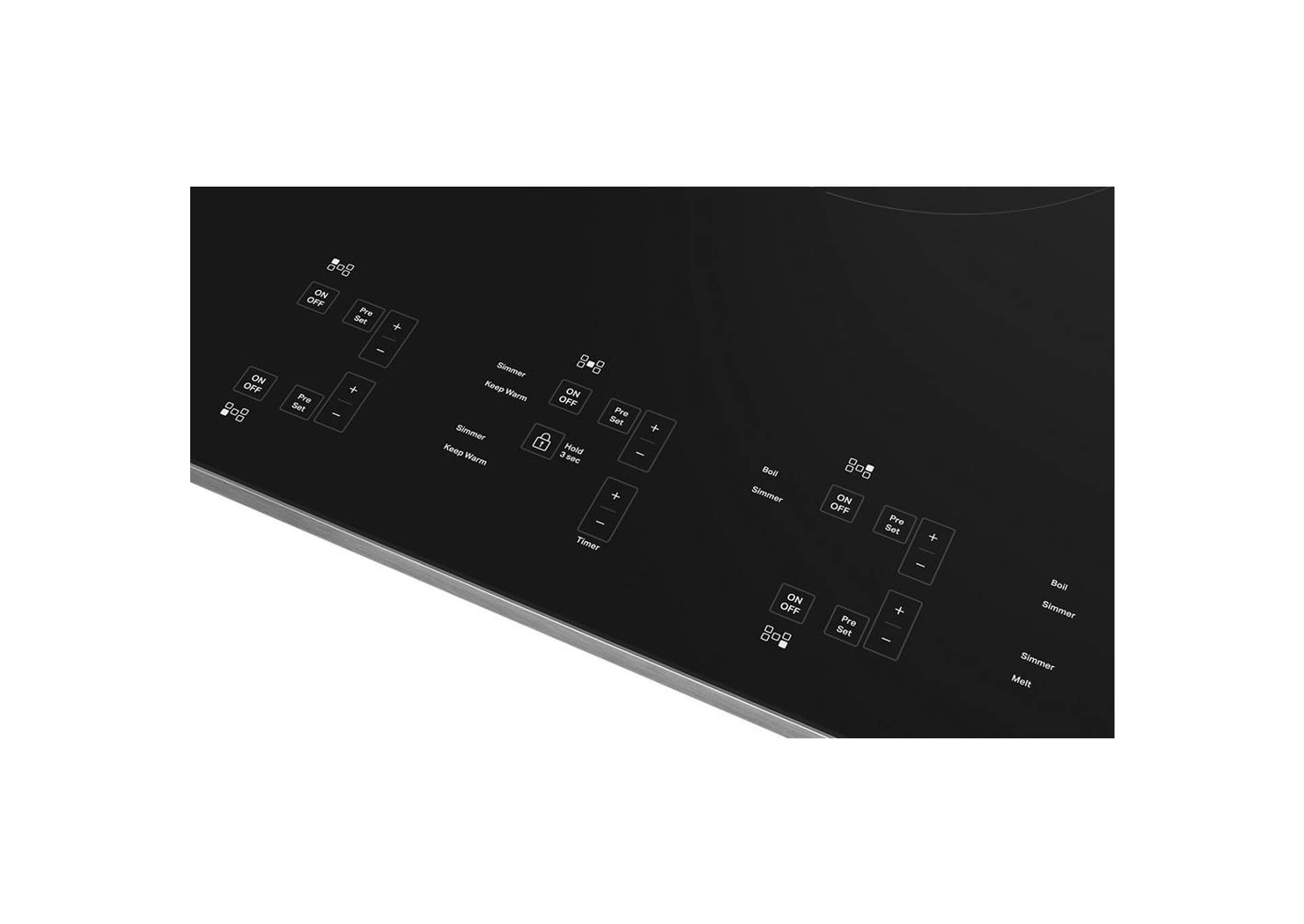 KitchenAid - 30-Inch 5-Element Sensor Induction Cooktop - Stainless Steel