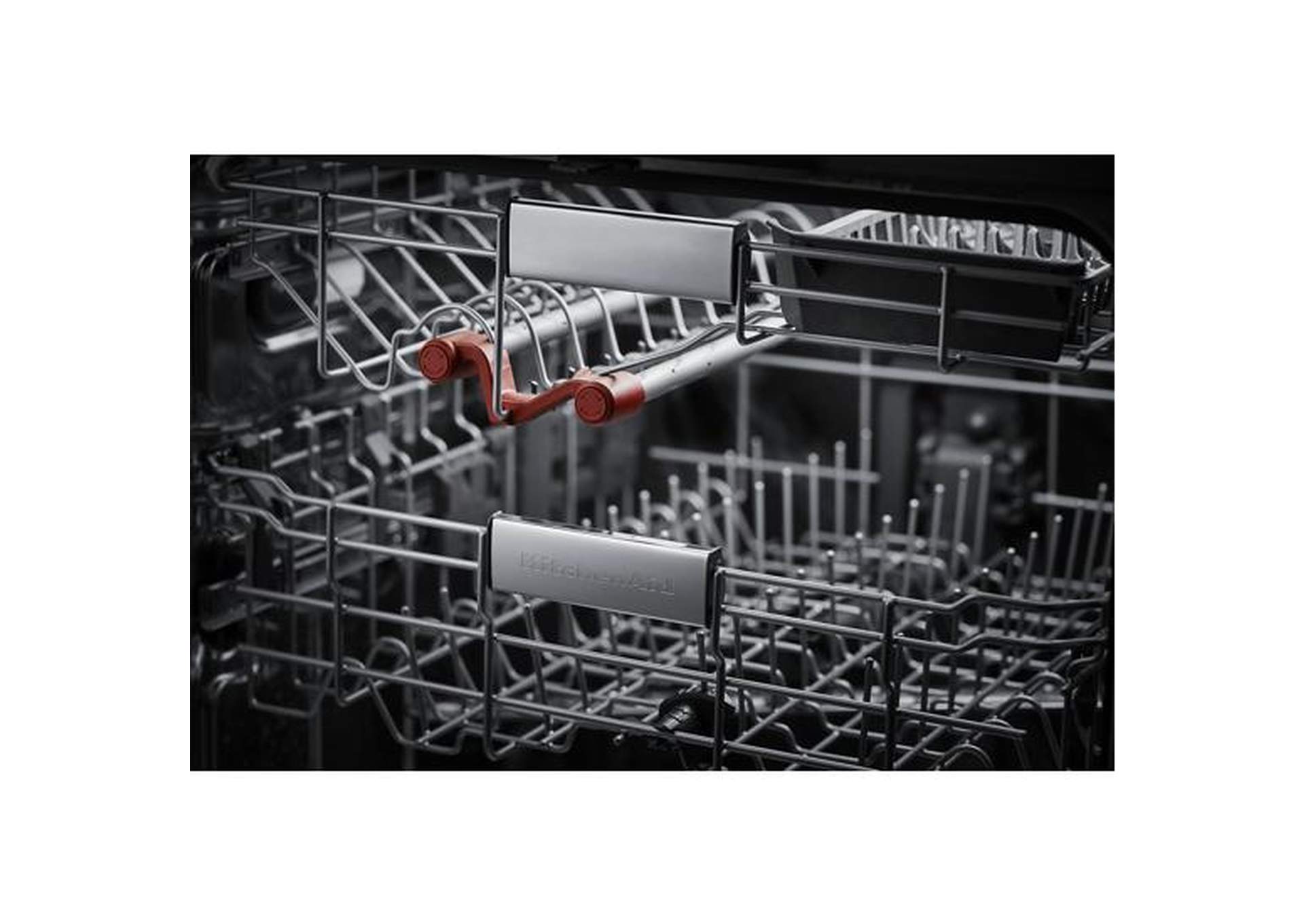 KitchenAid - 360° Max Jets™ Third Rack Dishwasher with Fan-Enabled ProDry™ System, 44 dBA - Stainless Steel with PrintShield™ Finish