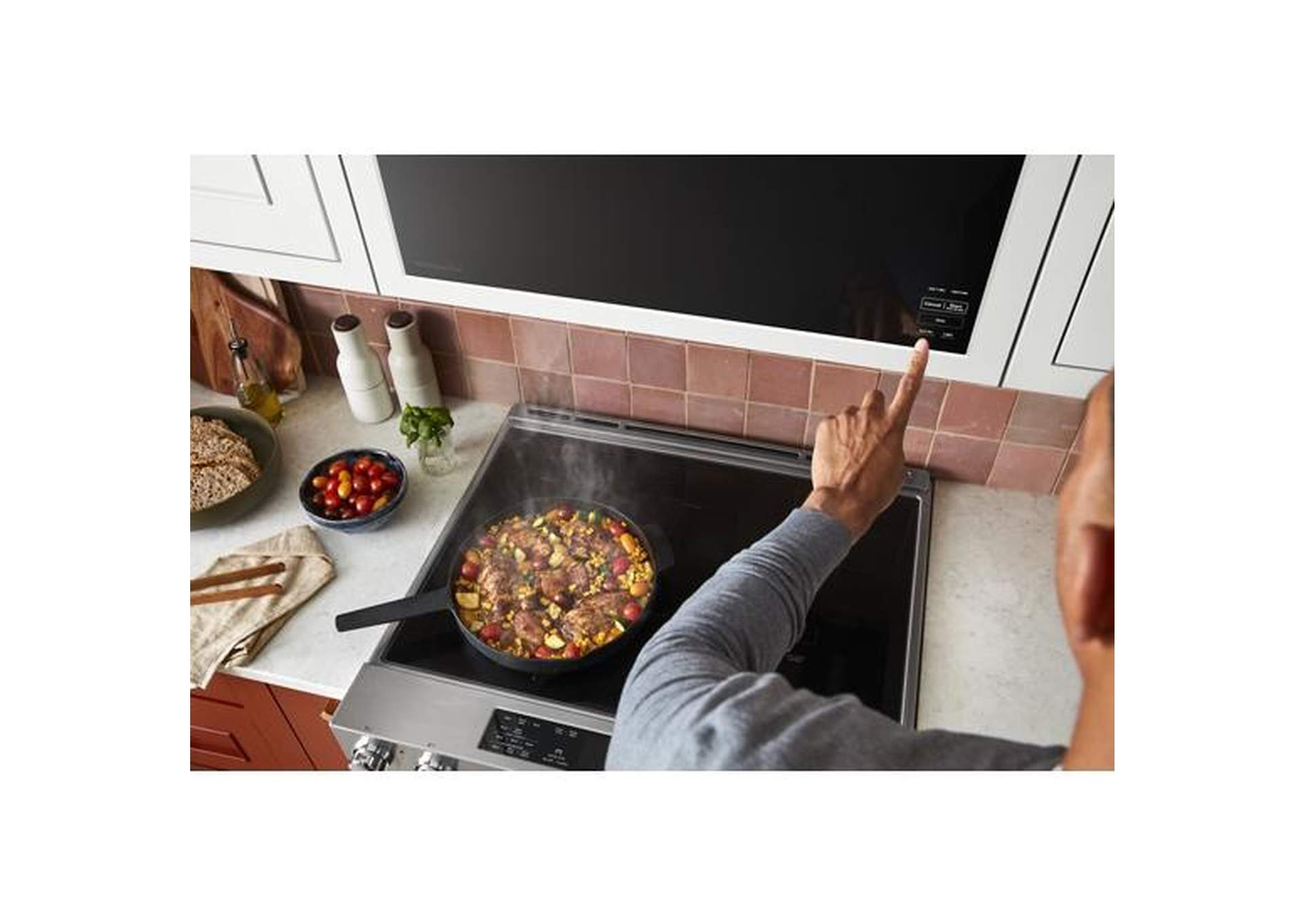 KitchenAid - Over-The-Range Microwave with Flush Built-In Design - White