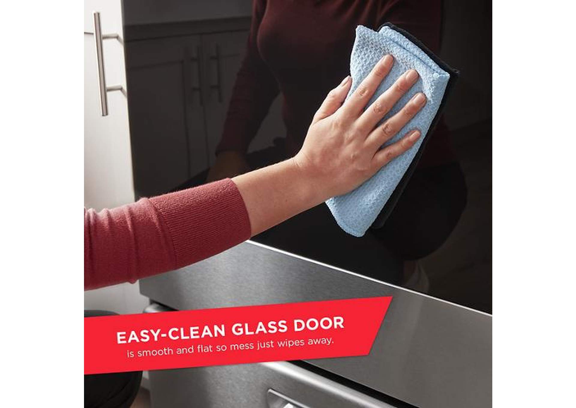 Amana® 30-inch Gas Range with Easy-Clean Glass Door - Stainless Steel