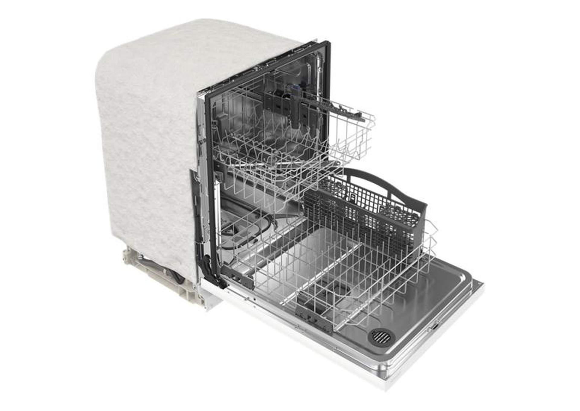 Maytag - 24” Front Control Dishwasher with Dual Power Filtration and PowerBlast® Cycle - 50 dBA - White