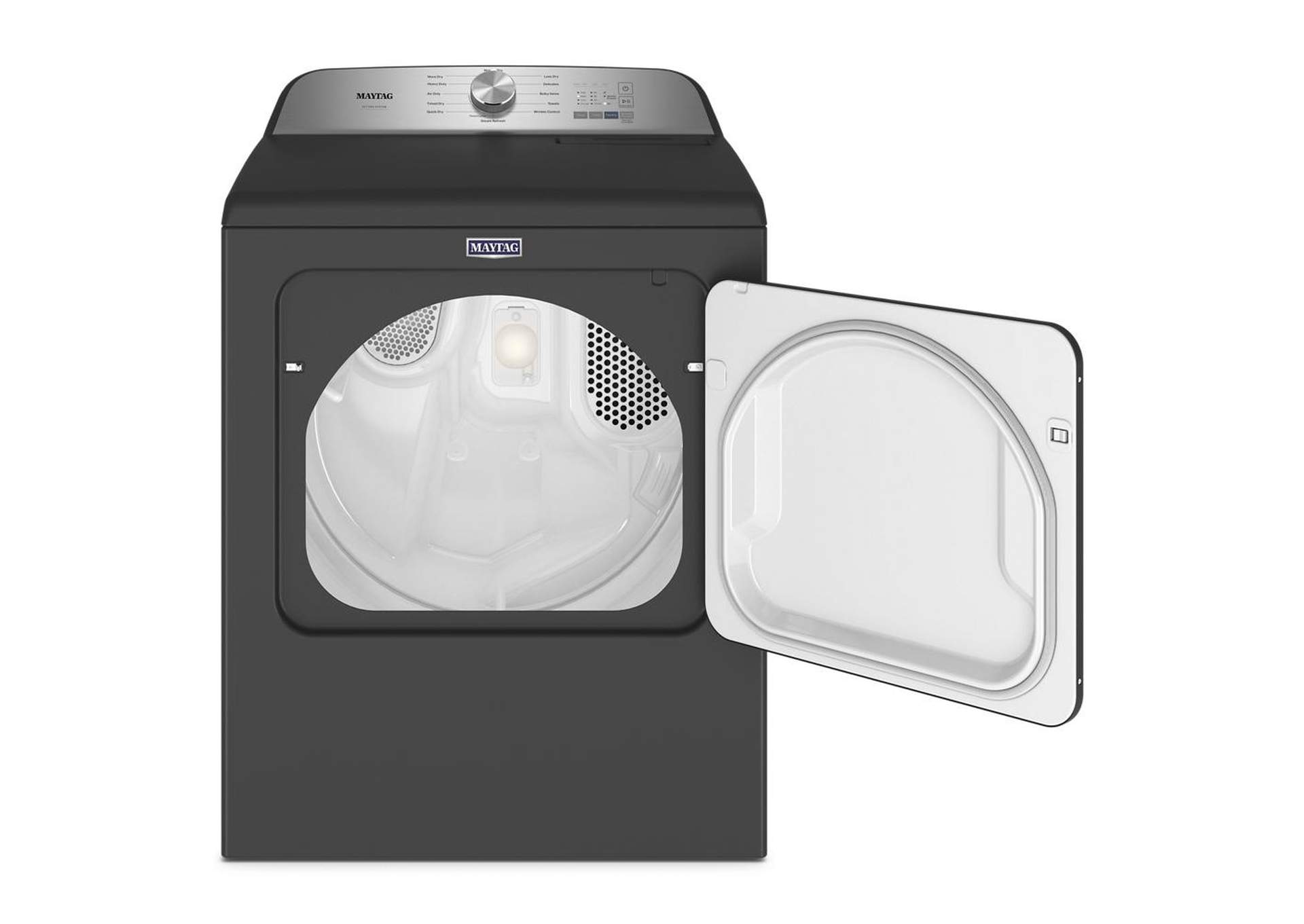 Maytag - Pet Pro Top Load Gas Dryer - 7.0 cu. ft. - Volcano Black