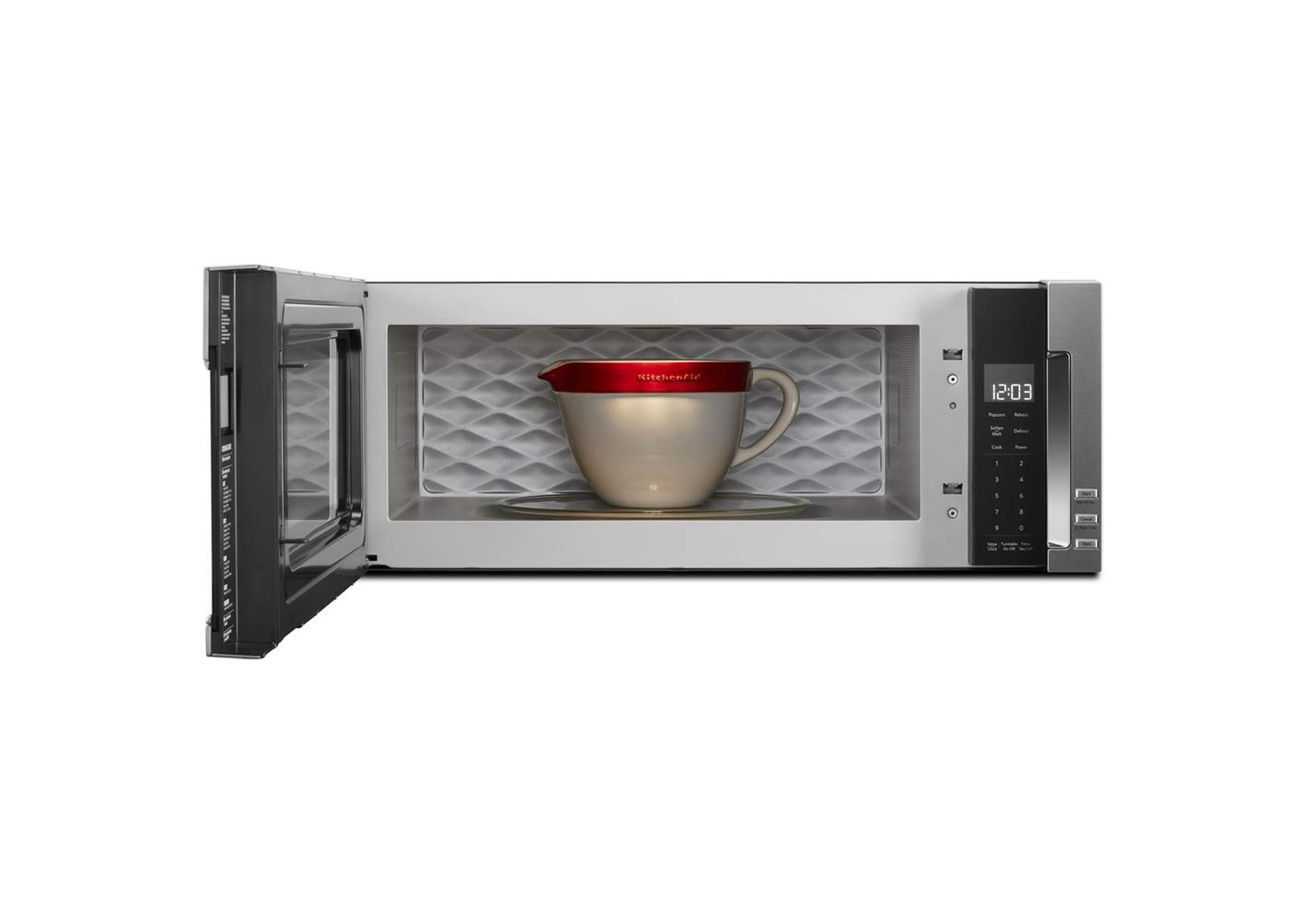 KitchenAid - 1000-Watt Low Profile Microwave Hood Combination - Stainless Steel