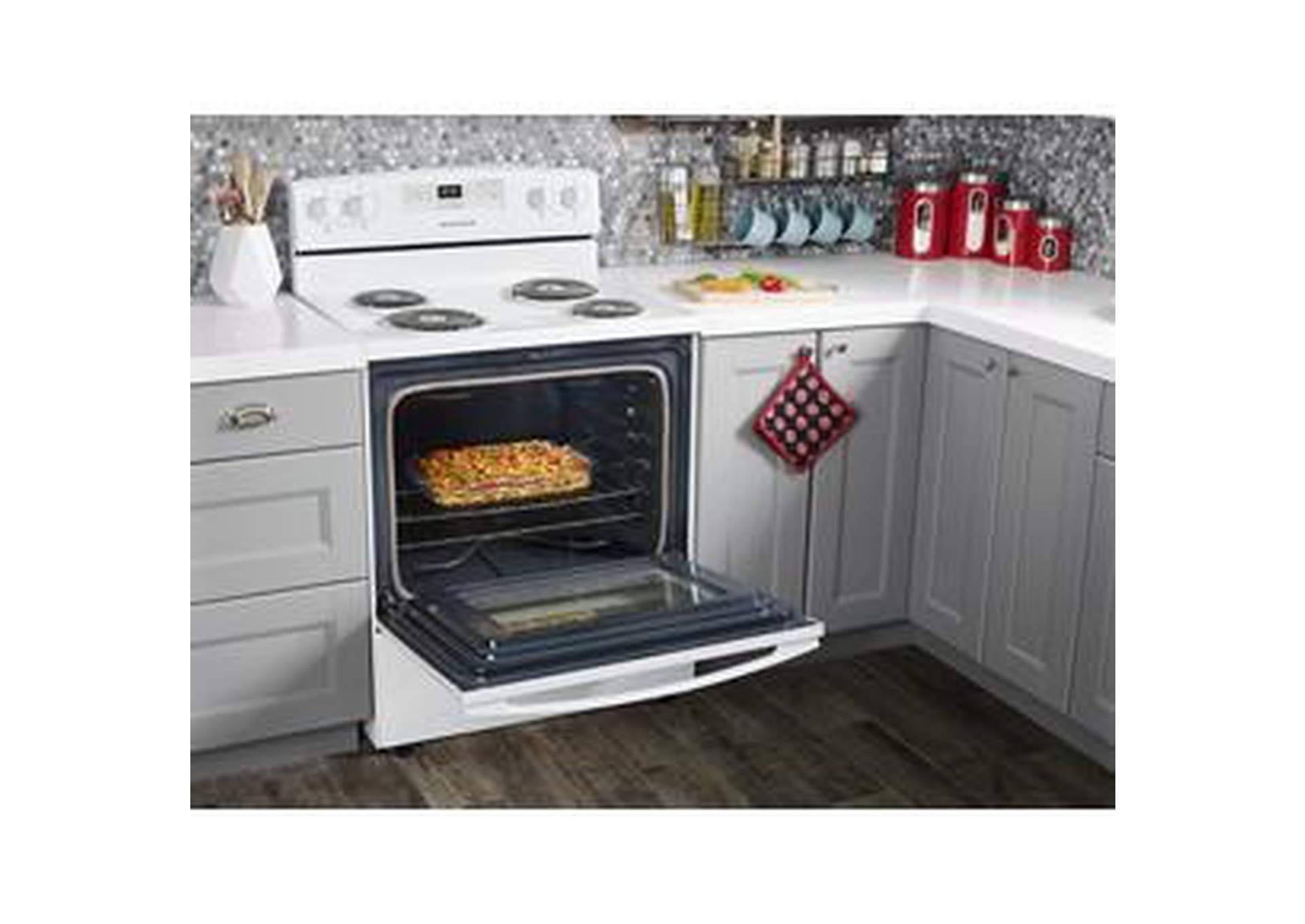 30-inch Amana® Electric Range with Bake Assist Temps - White