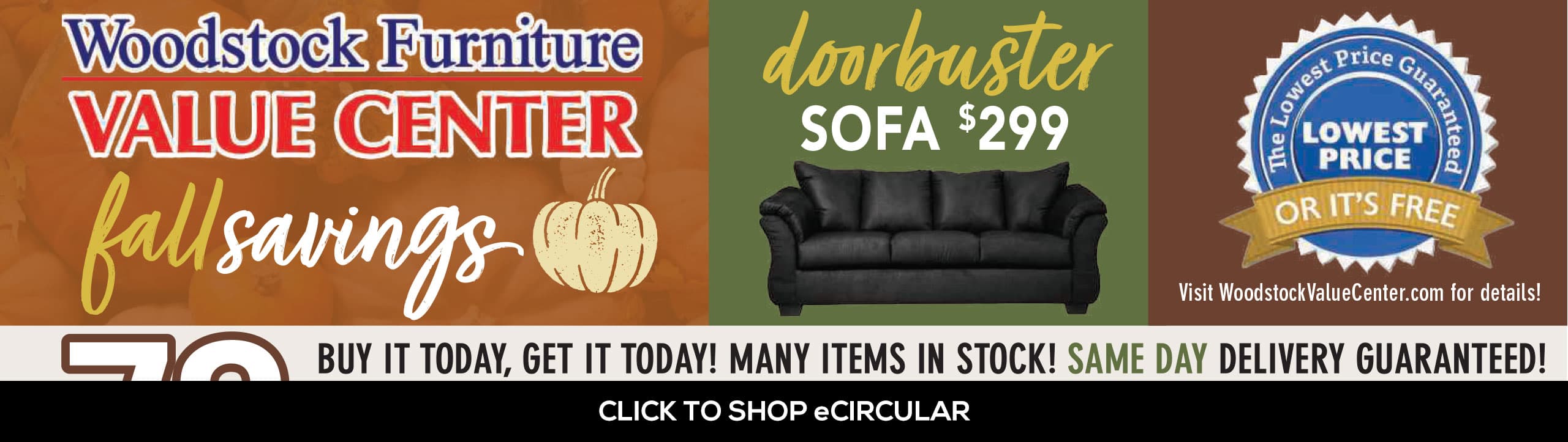 Fall Savings