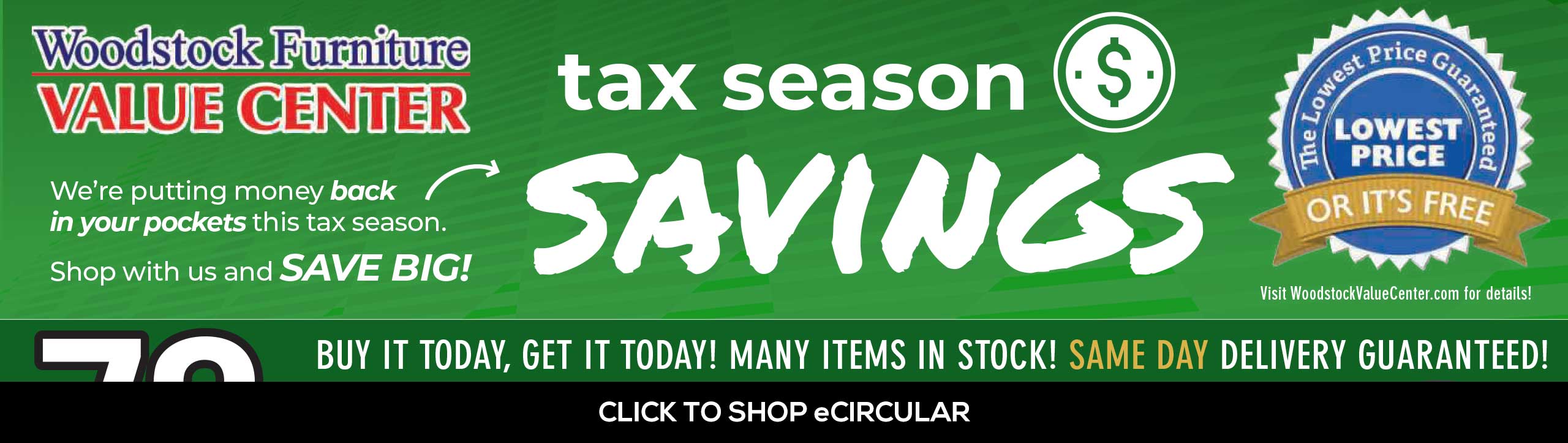 Tax Season Savings Event – Shop Now