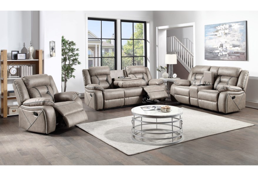 4227 Reclining Sofa & Loveseat  image 1