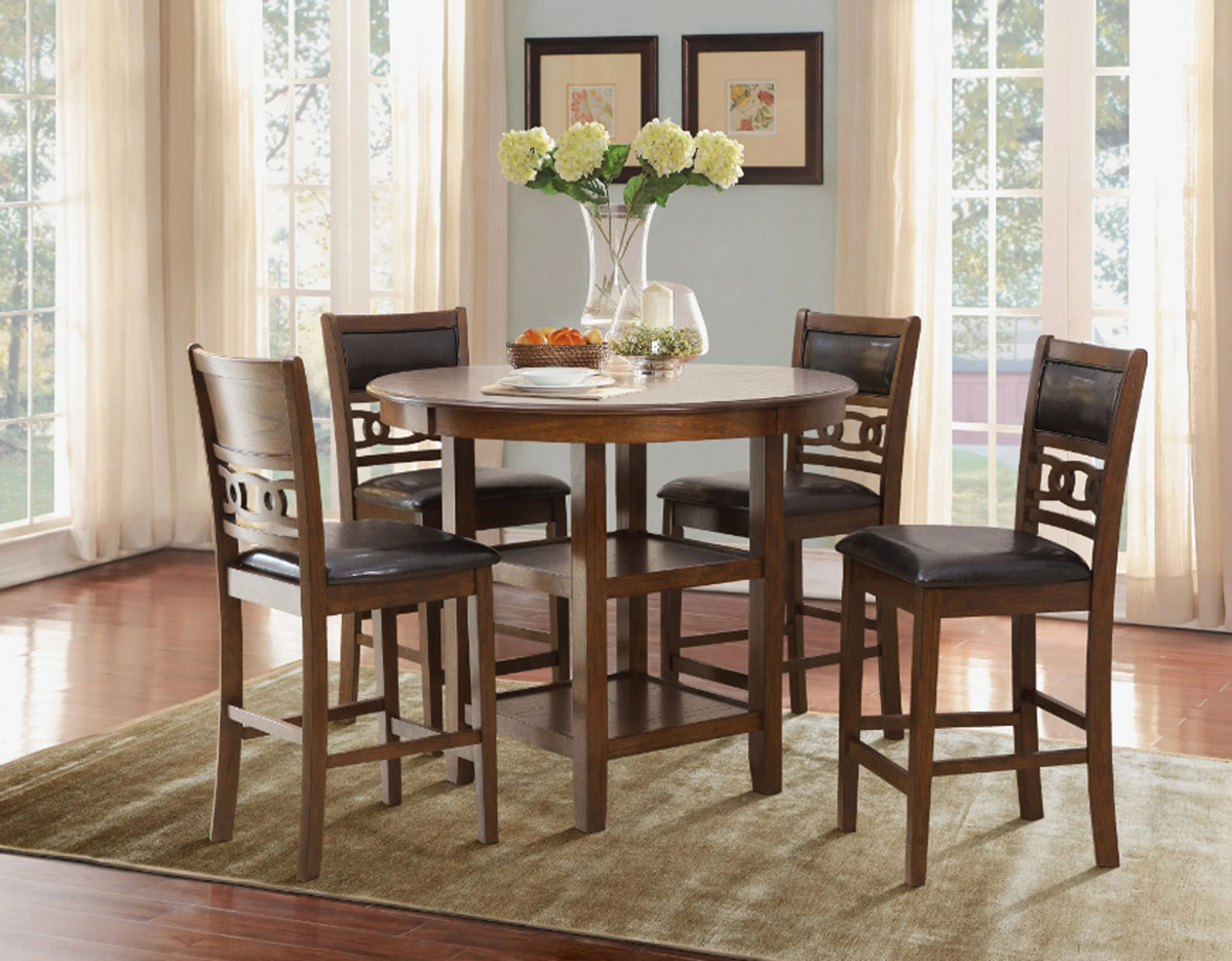 SH1155BRN Table & 4 Chairs image 1