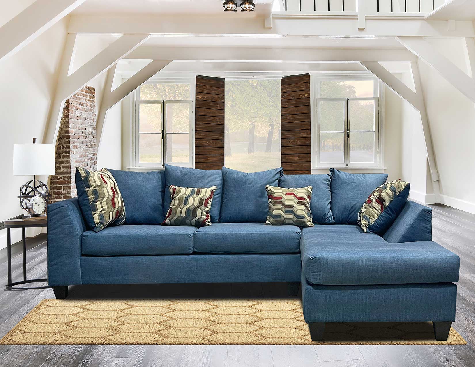 Sectional - Blue image 1