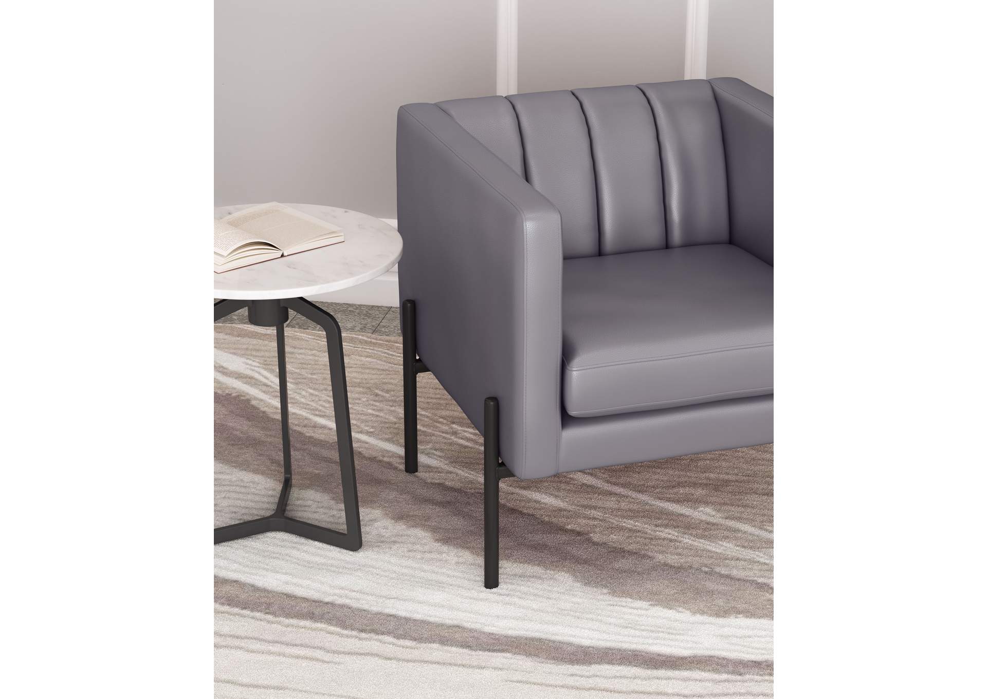 Jess Accent Chair Gray image 3