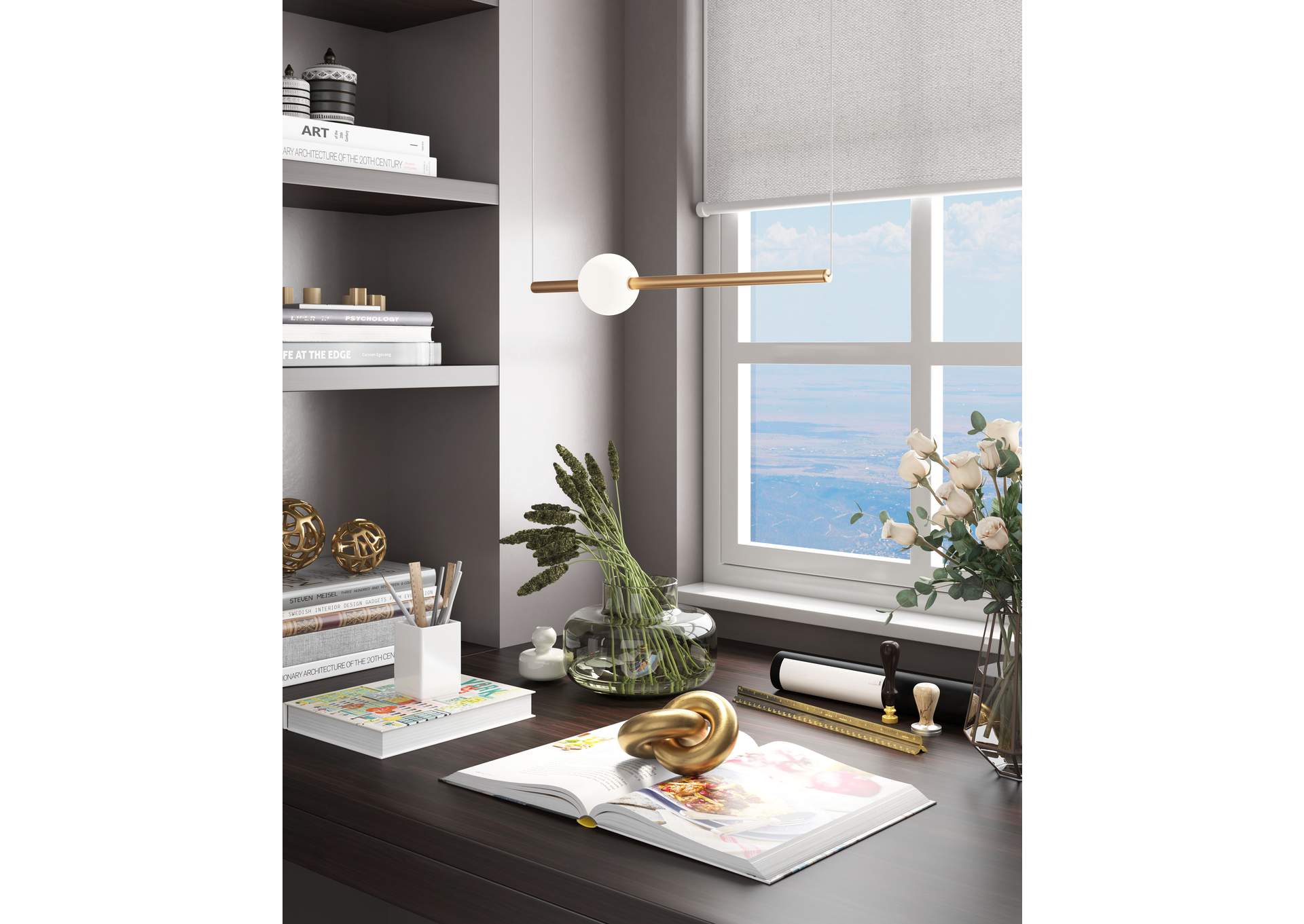 Adeo Ceiling Lamp Brass image 3