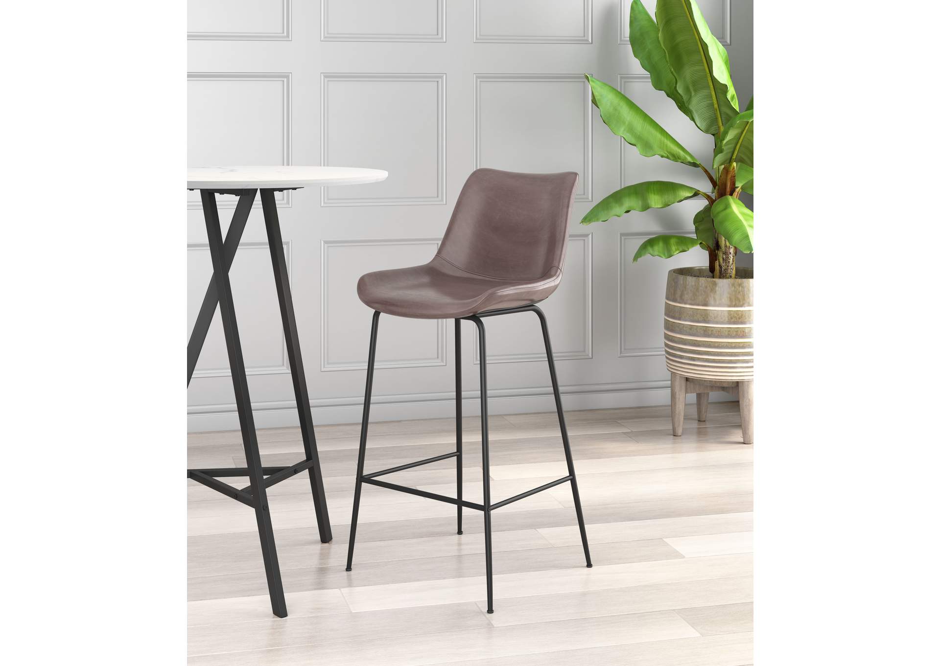 Byron Barstool Brown image 1