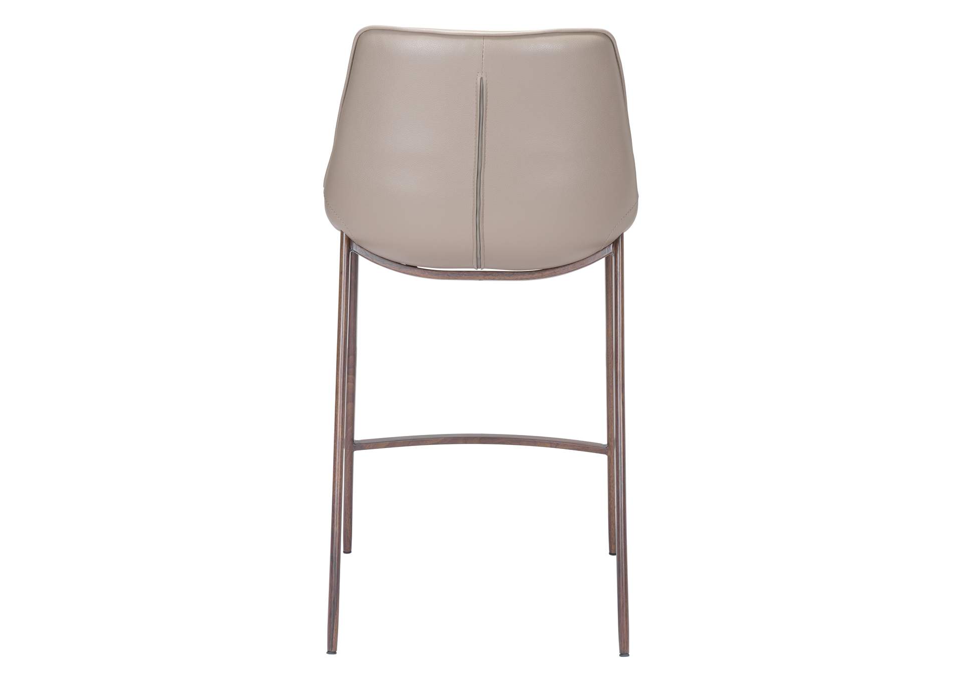 Magnus Counter Stool (Set Of 2) Brown & Walnut image 6
