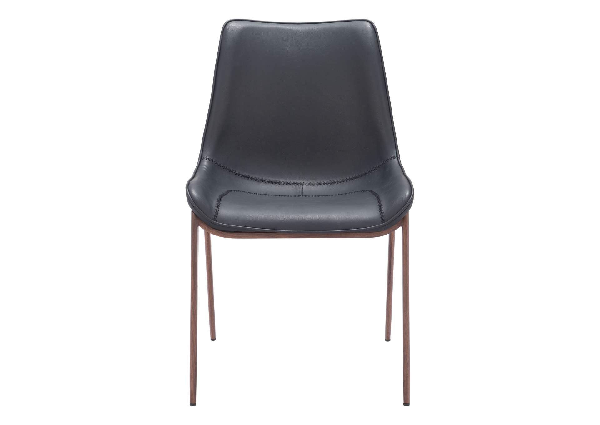 Magnus Dining Chair (Set Of 2) Black & Walnut image 7