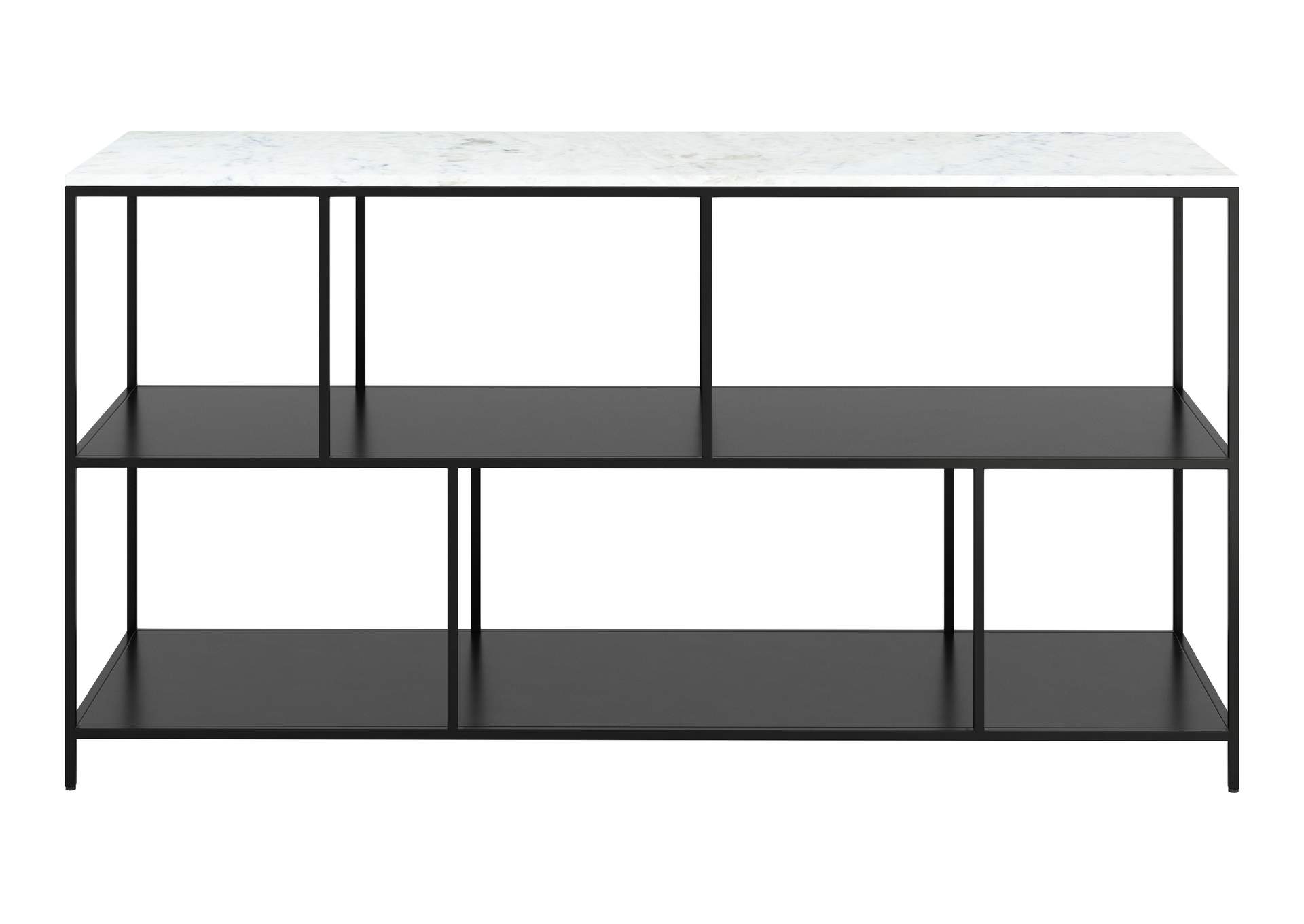 Singularity Console Table White & Black image 5