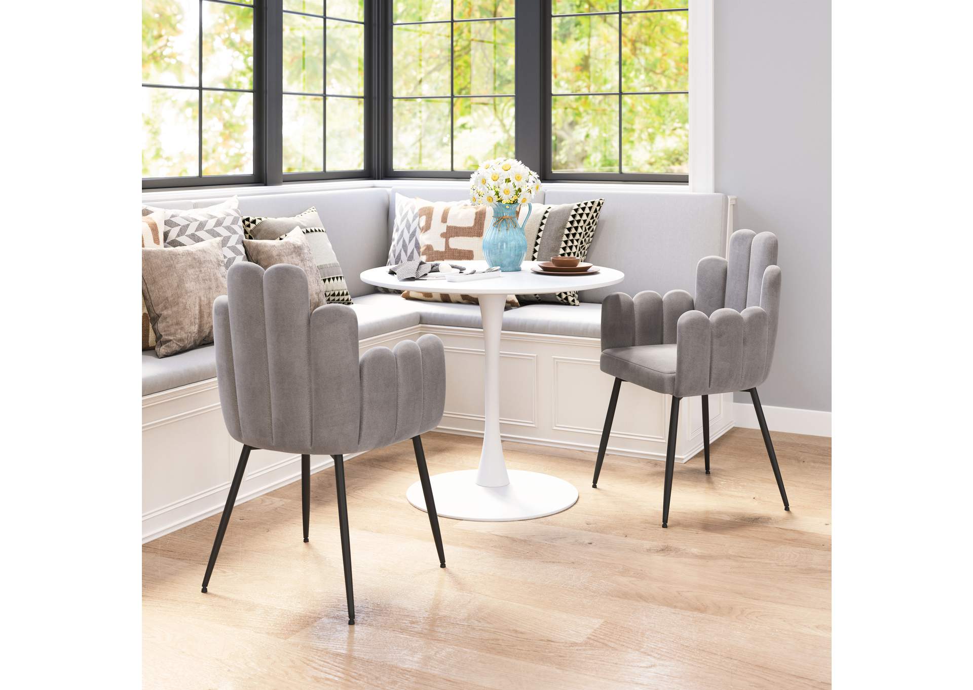 Noosa Dining Chair (Set Of 2) Gray image 3