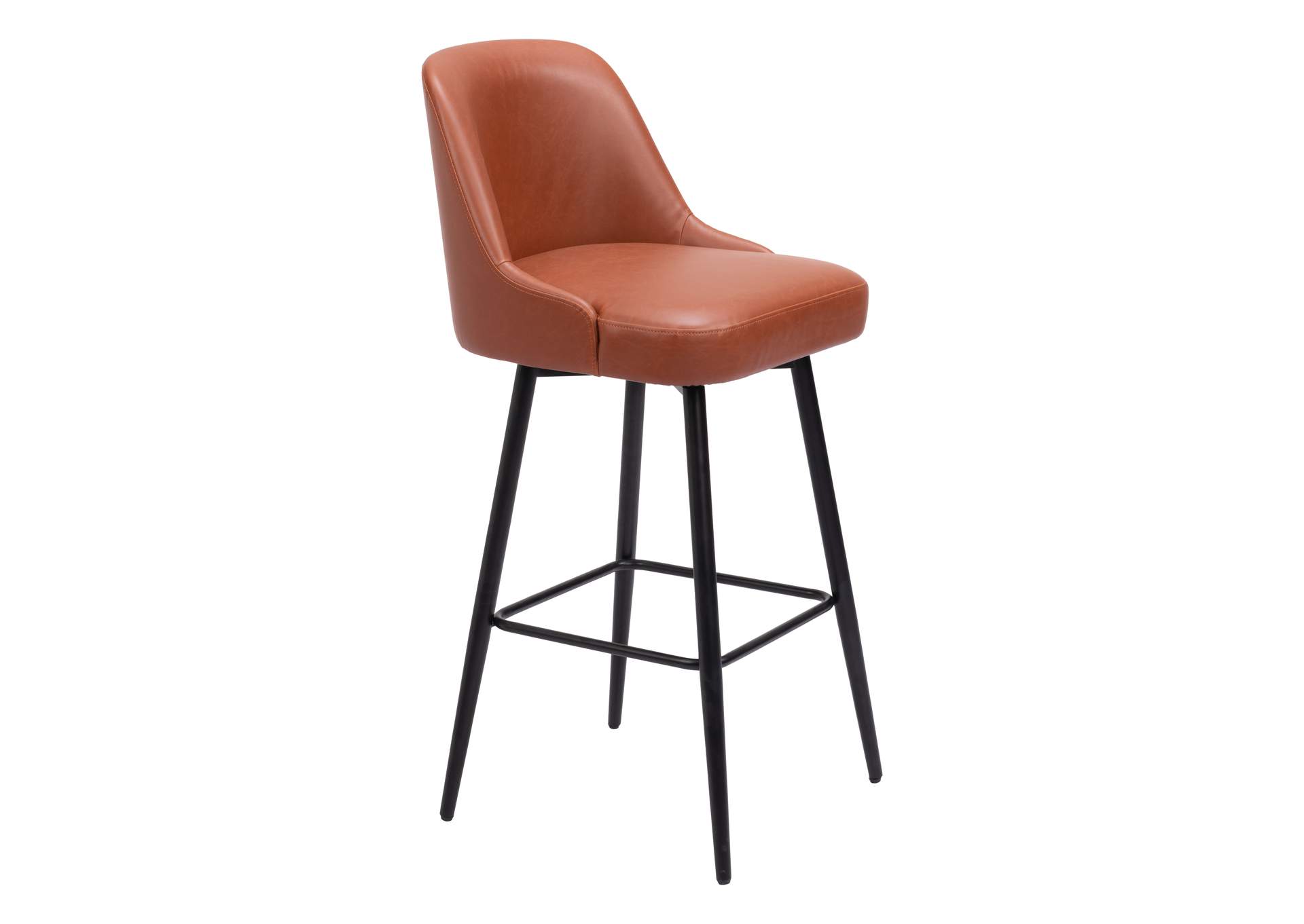 Keppel Swivel Barstool Brown image 3