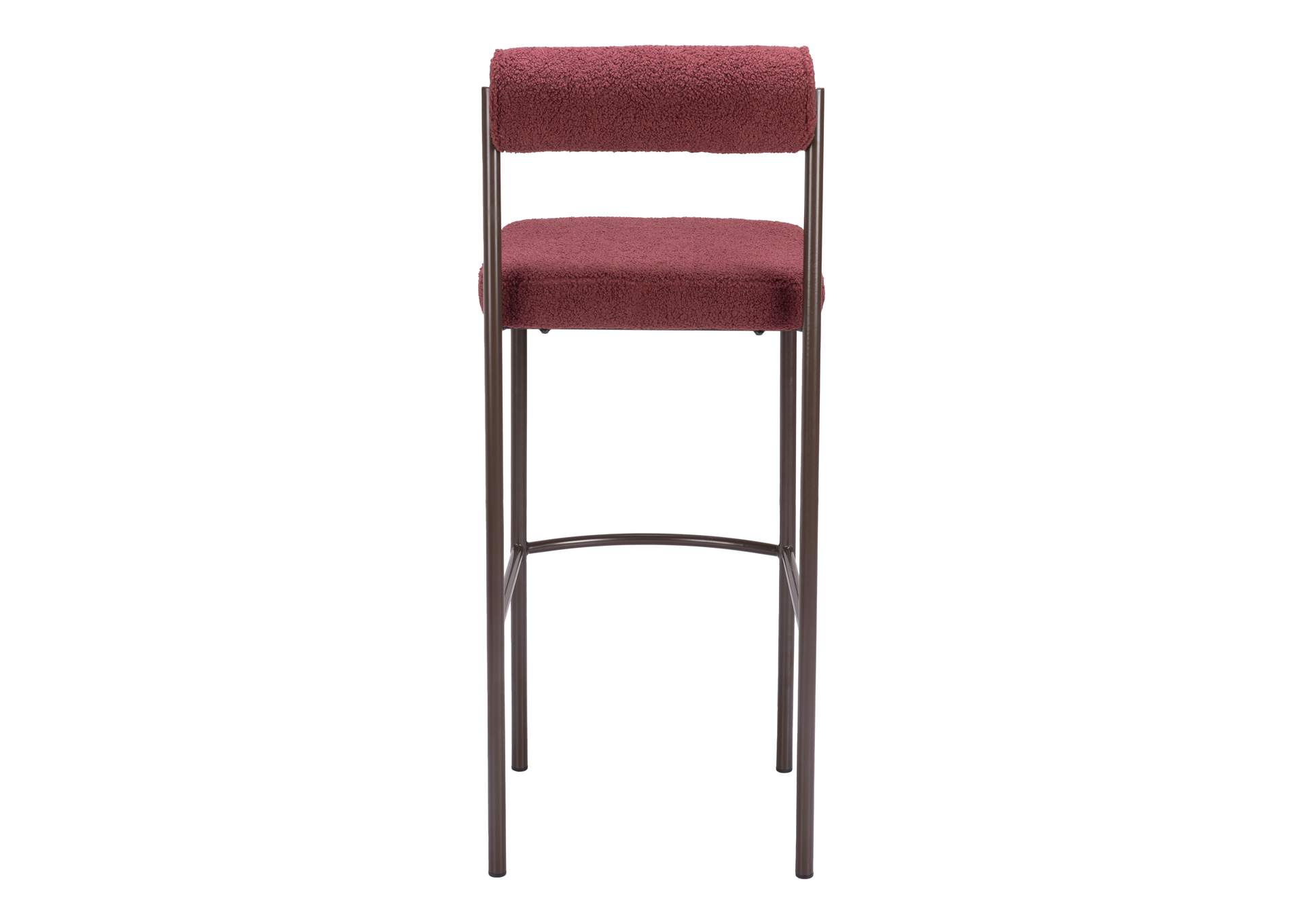 Livorno Barstool (Set Of 2) Red & Bronze image 7