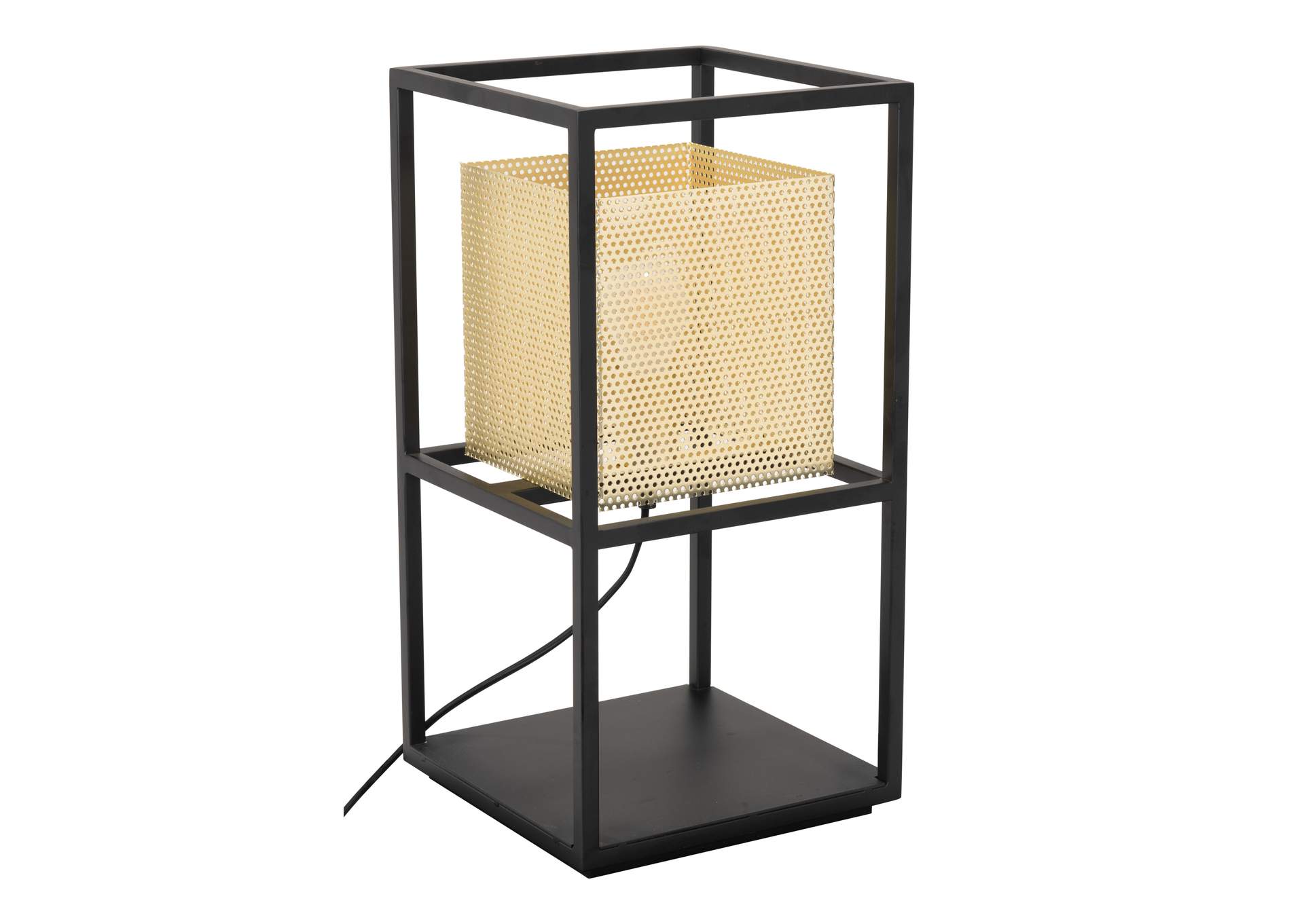 Yves Table Lamp Gold & Black image 6