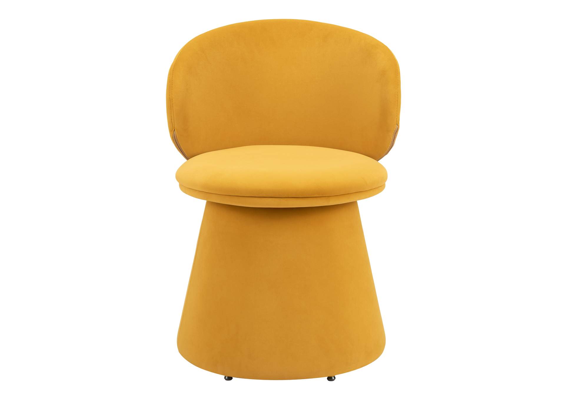 Oblic Swivel Dining Chair Orange image 7