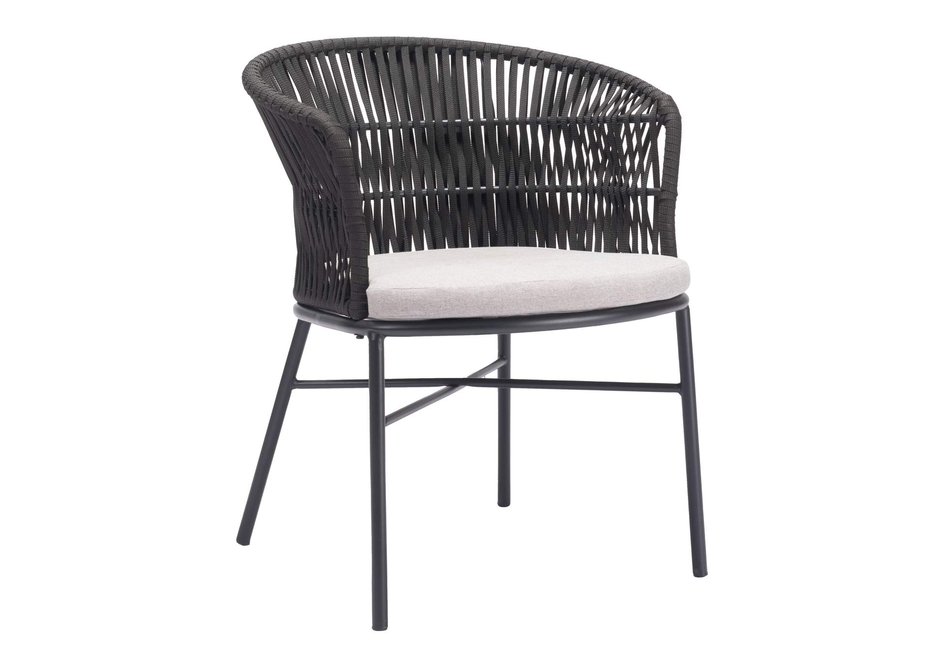 Freycinet Outdoor Dining Chair (Set Of 2) Black image 3