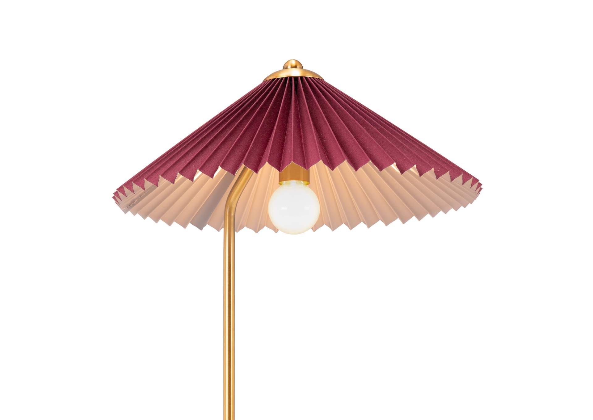 Charo Table Lamp Red & Gold image 8