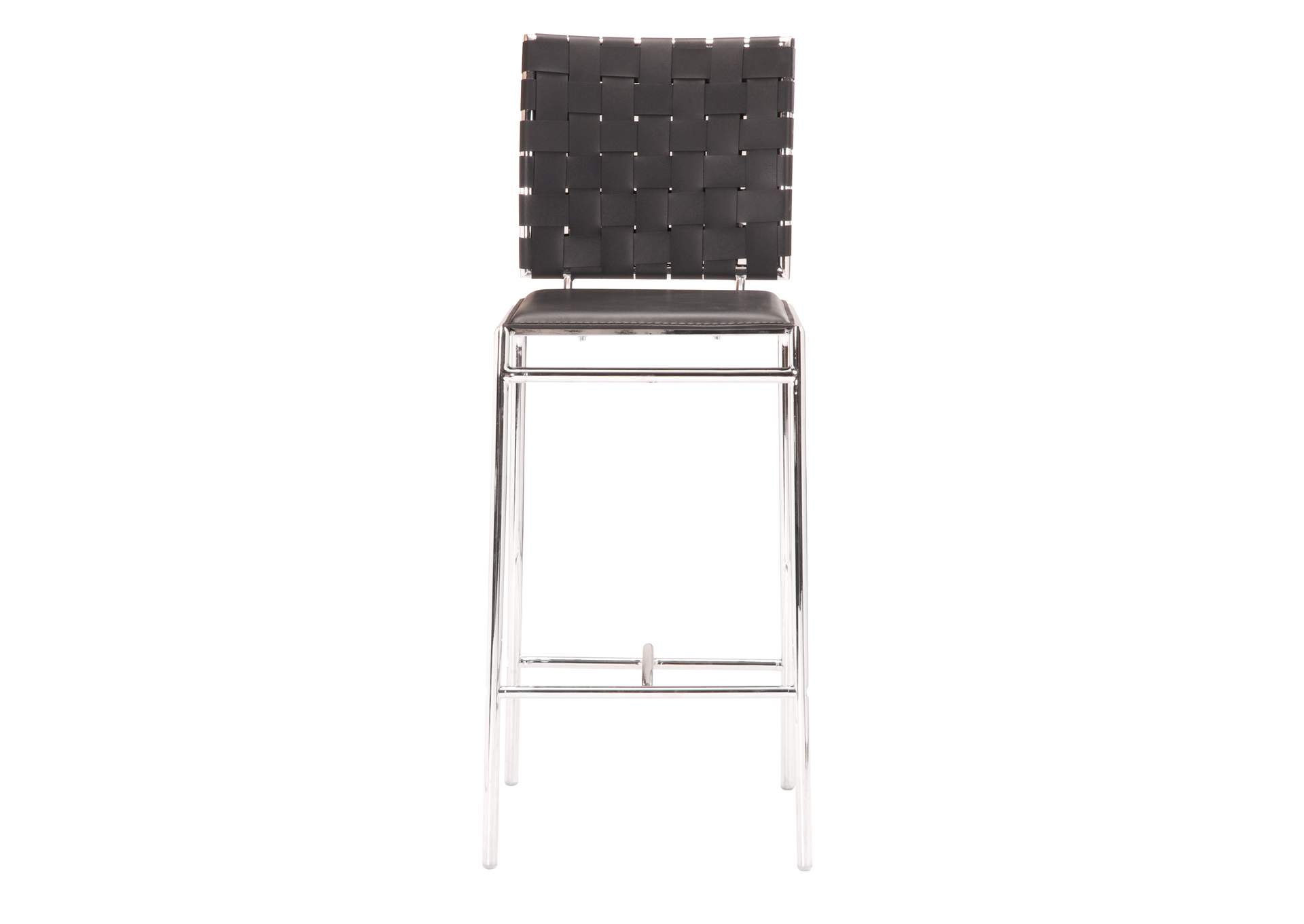 Criss Cross Counter Stool (Set Of 2) Black image 5