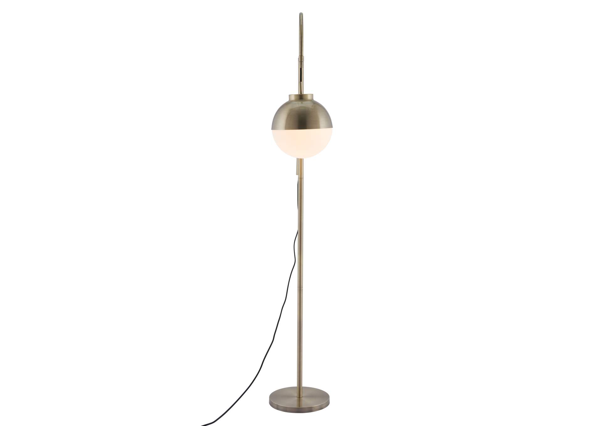 Waterloo Floor Lamp White & Bronze image 5