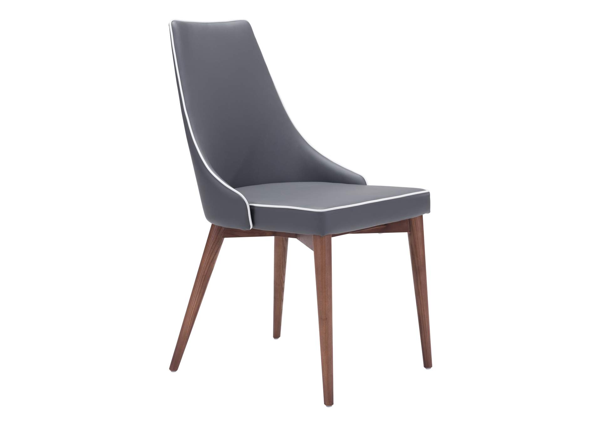 Moor Dining Chair (Set Of 2) Dark Gray image 3