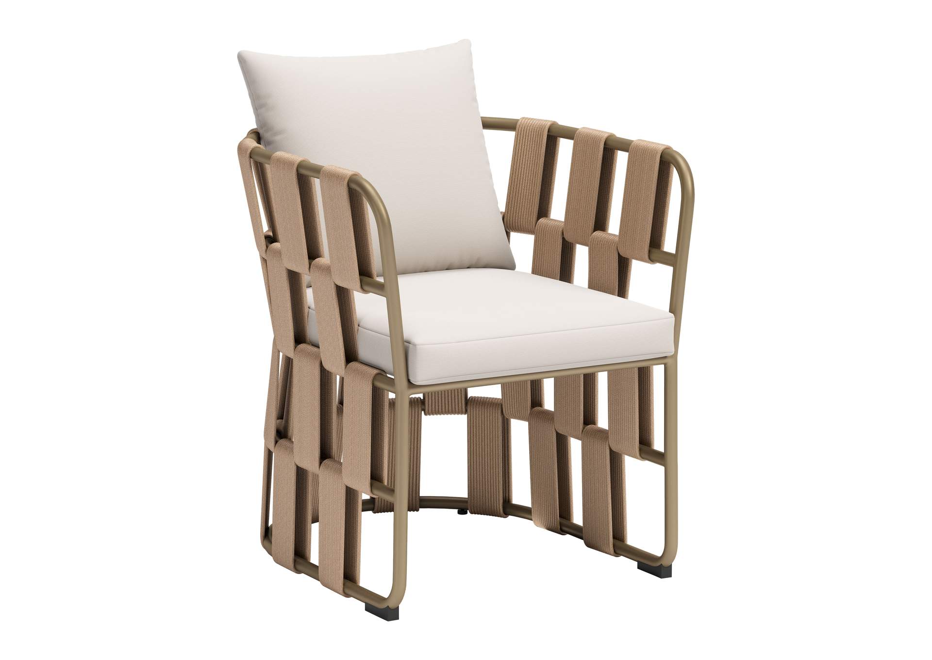 Quadrat Outdoor Dining Chair White image 9