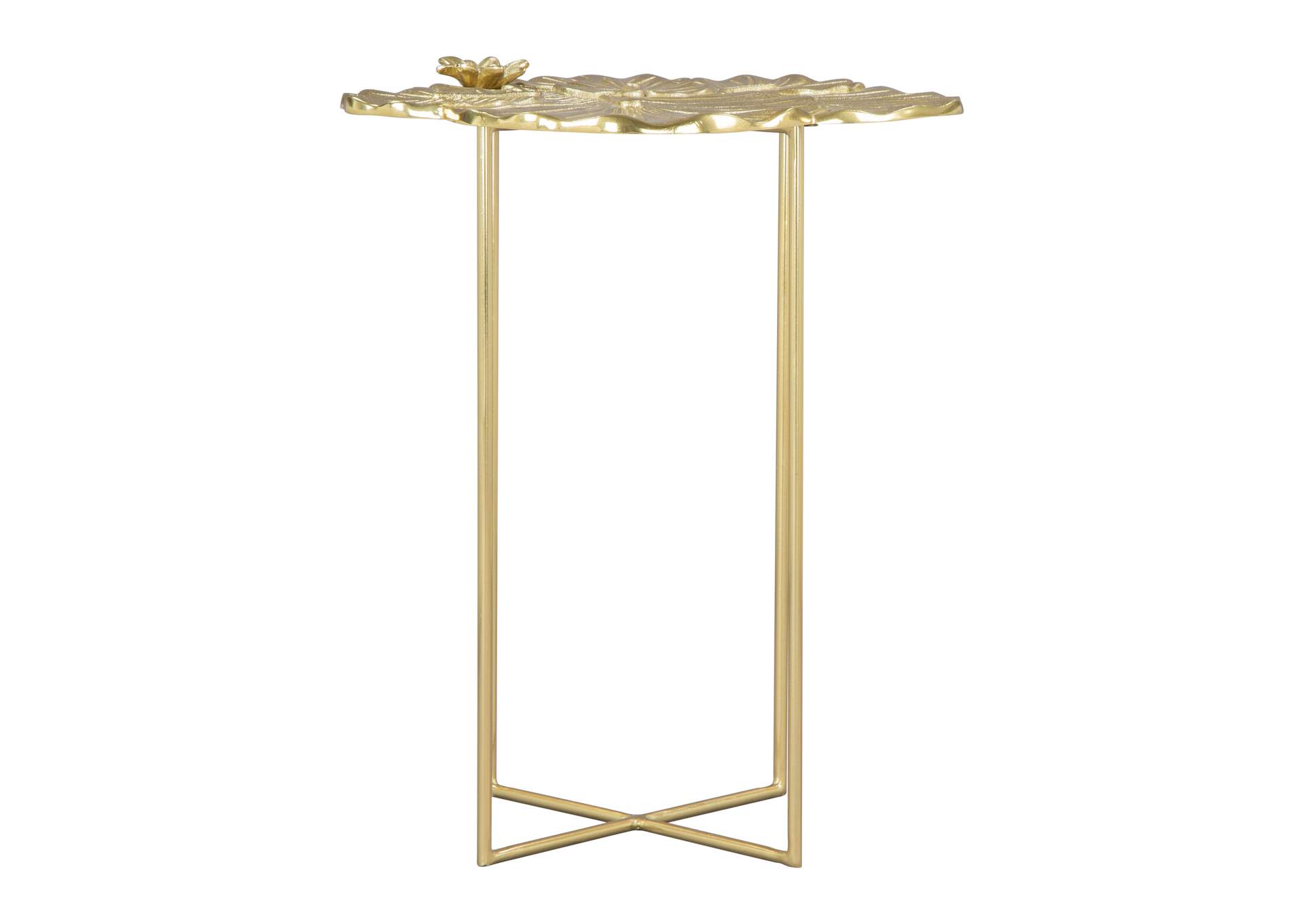 Lotus Side Table Gold image 6