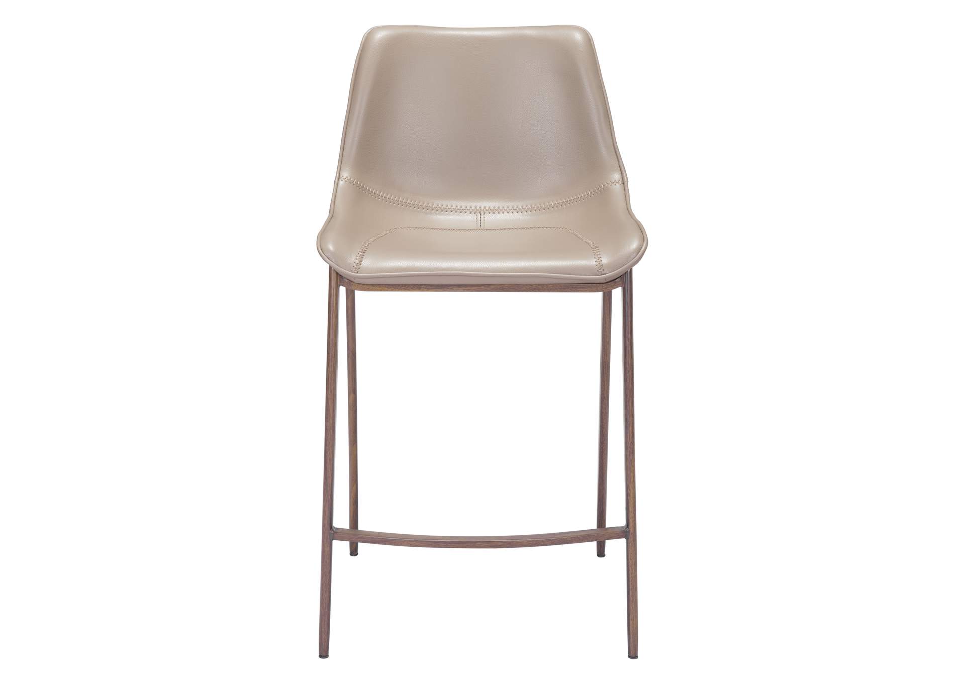 Magnus Counter Stool (Set Of 2) Brown & Walnut image 5