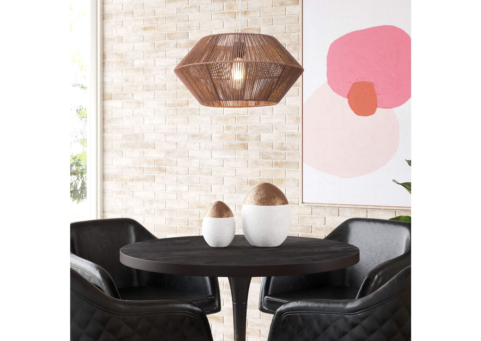 Kendrick Ceiling Lamp Brown image 1