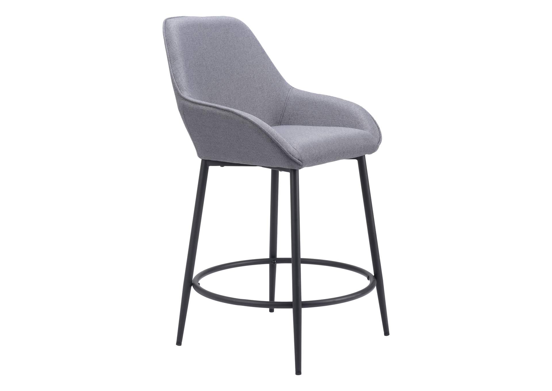 Vila Counter Stool (Set Of 2) Gray image 7