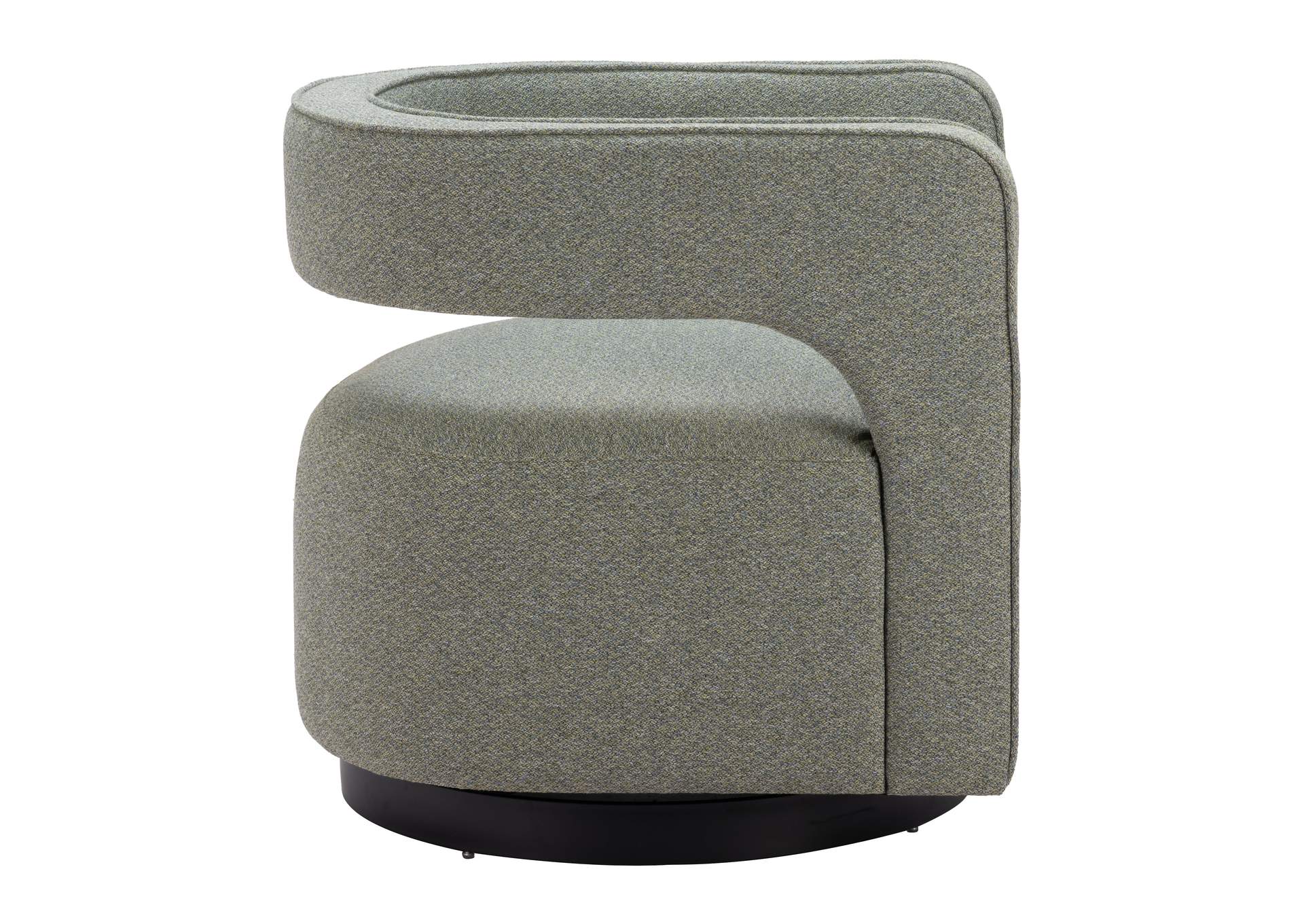 Turku Swivel Chair Sage Green image 3