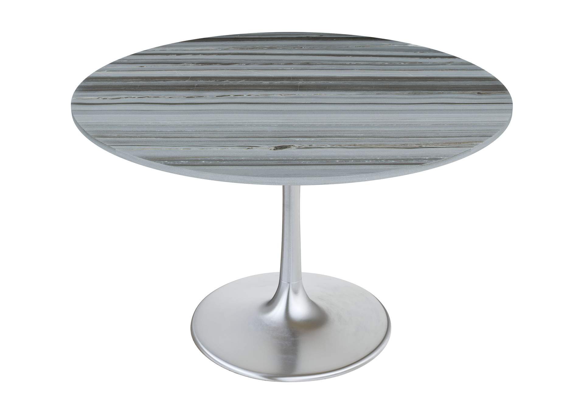 Star City Dining Table Gray & Silver image 5