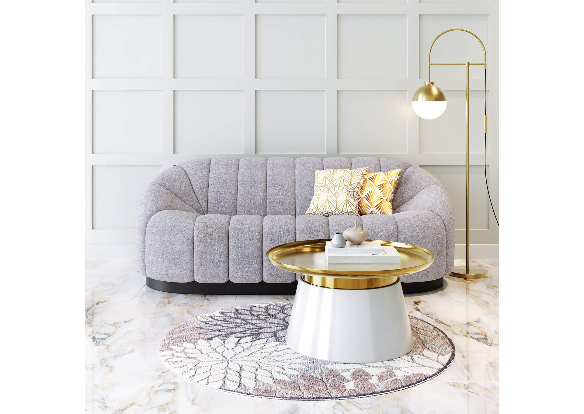 Bhutan Sofa Light Gray image 3
