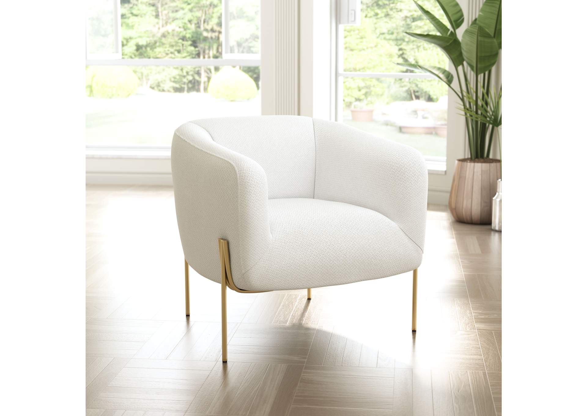 Micaela Armchair Ivory image 1