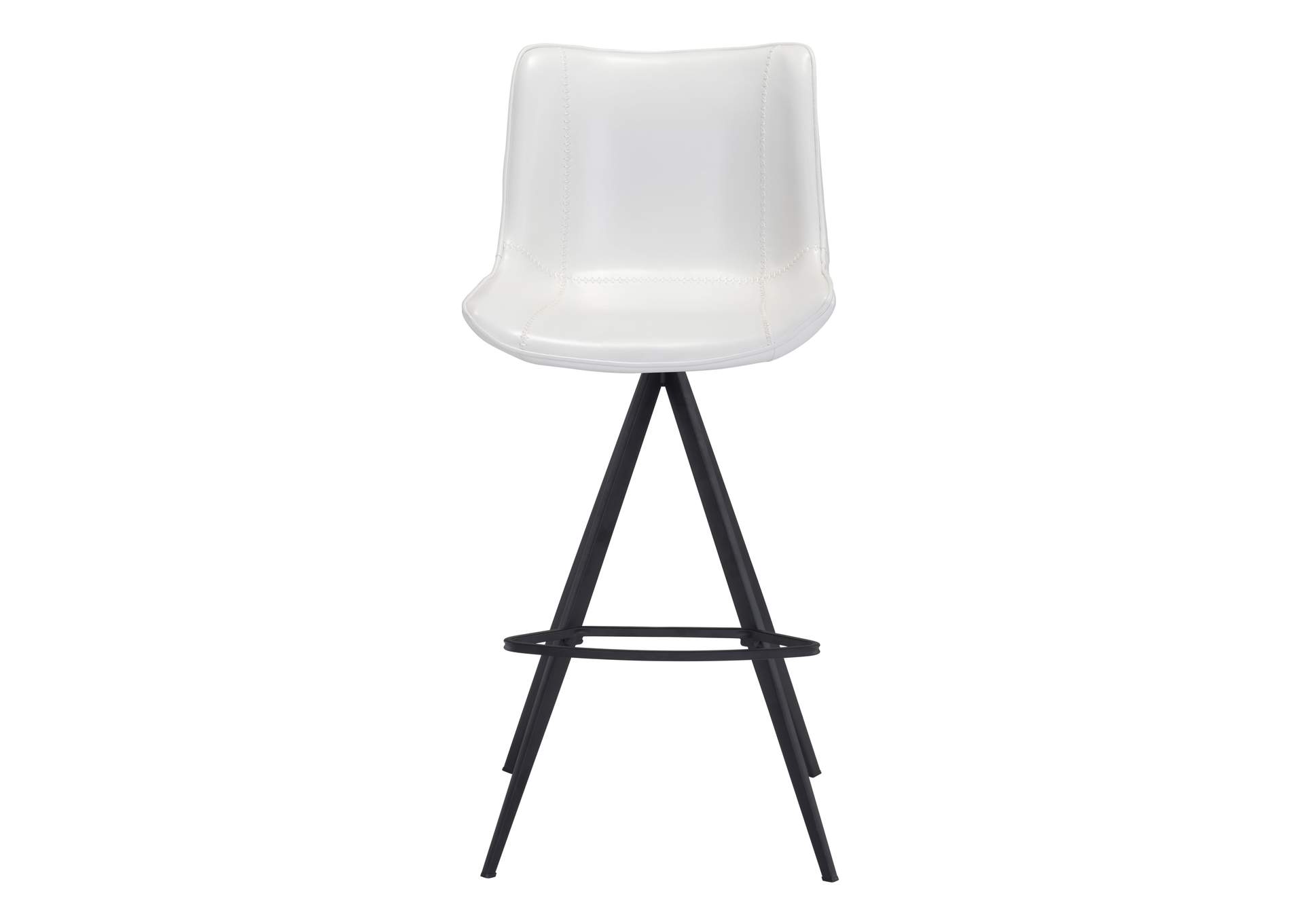 Aki Barstool (Set Of 2) White & Black image 5