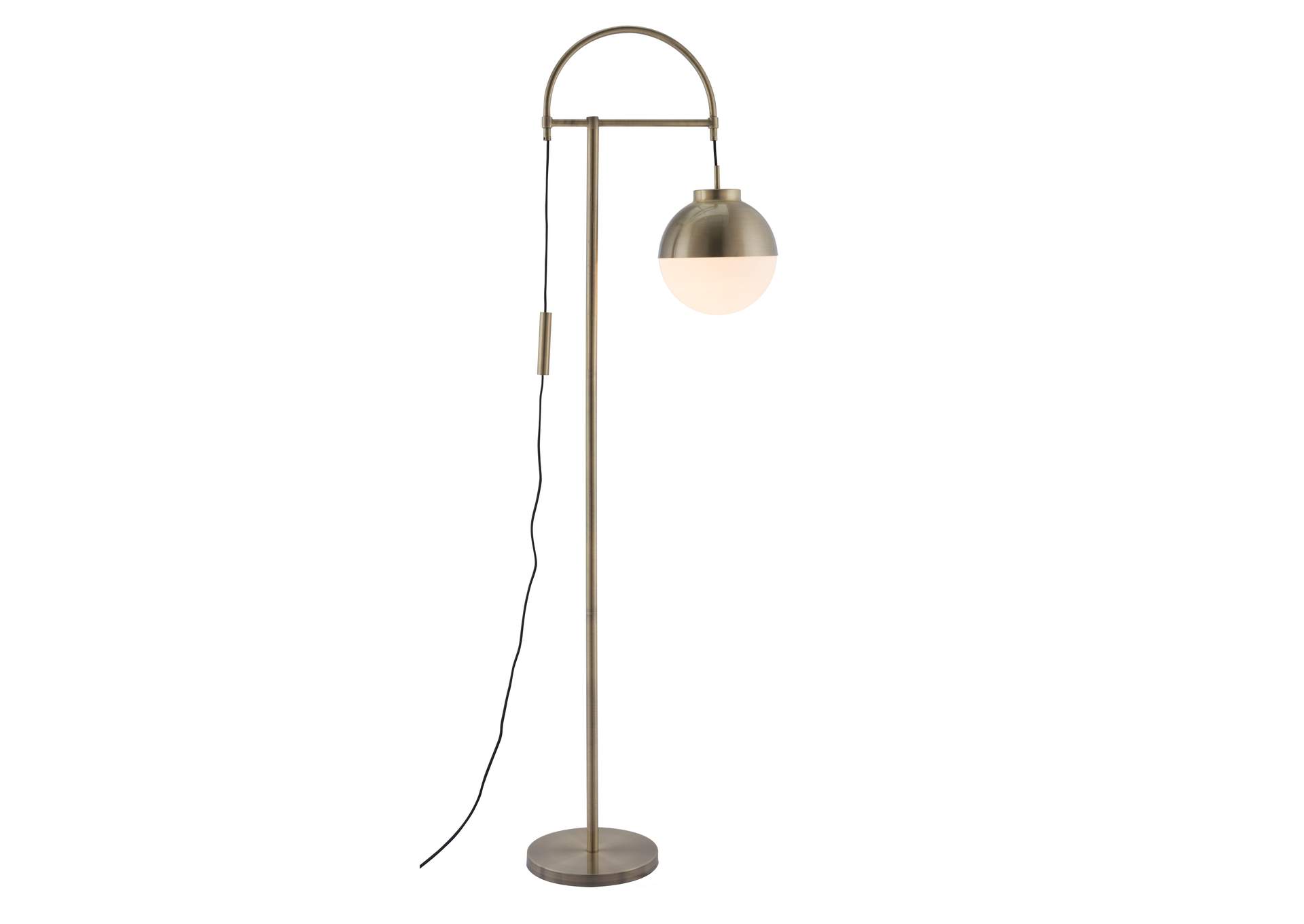 Waterloo Floor Lamp White & Bronze image 4