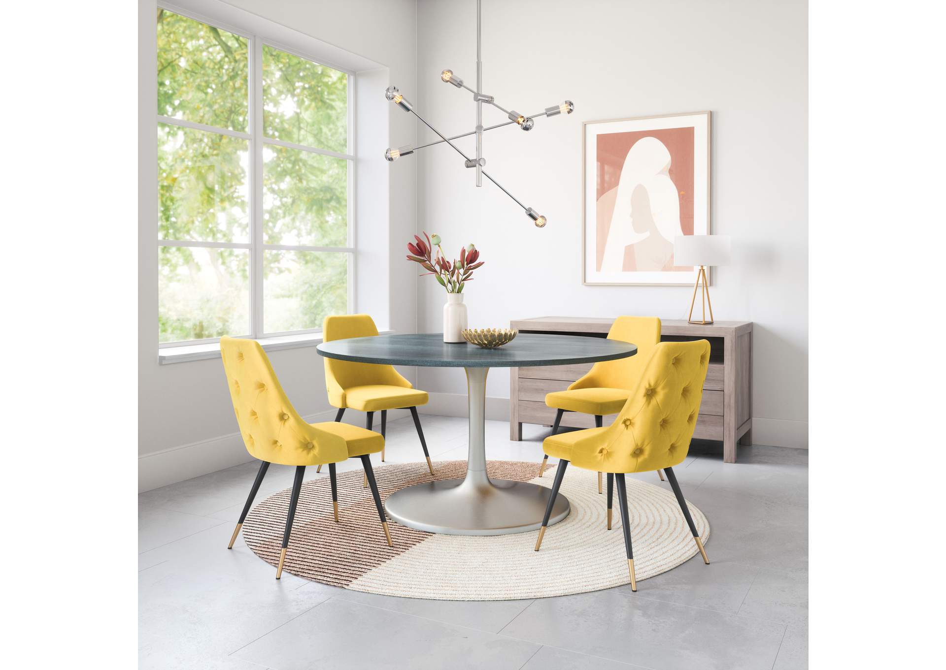 Piccolo Dining Chair (Set Of 2) Yellow image 3