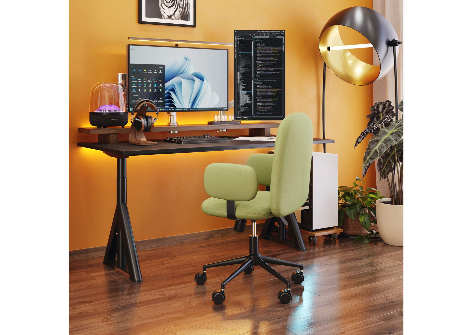 Lionel Office Chair Olive Green image 3