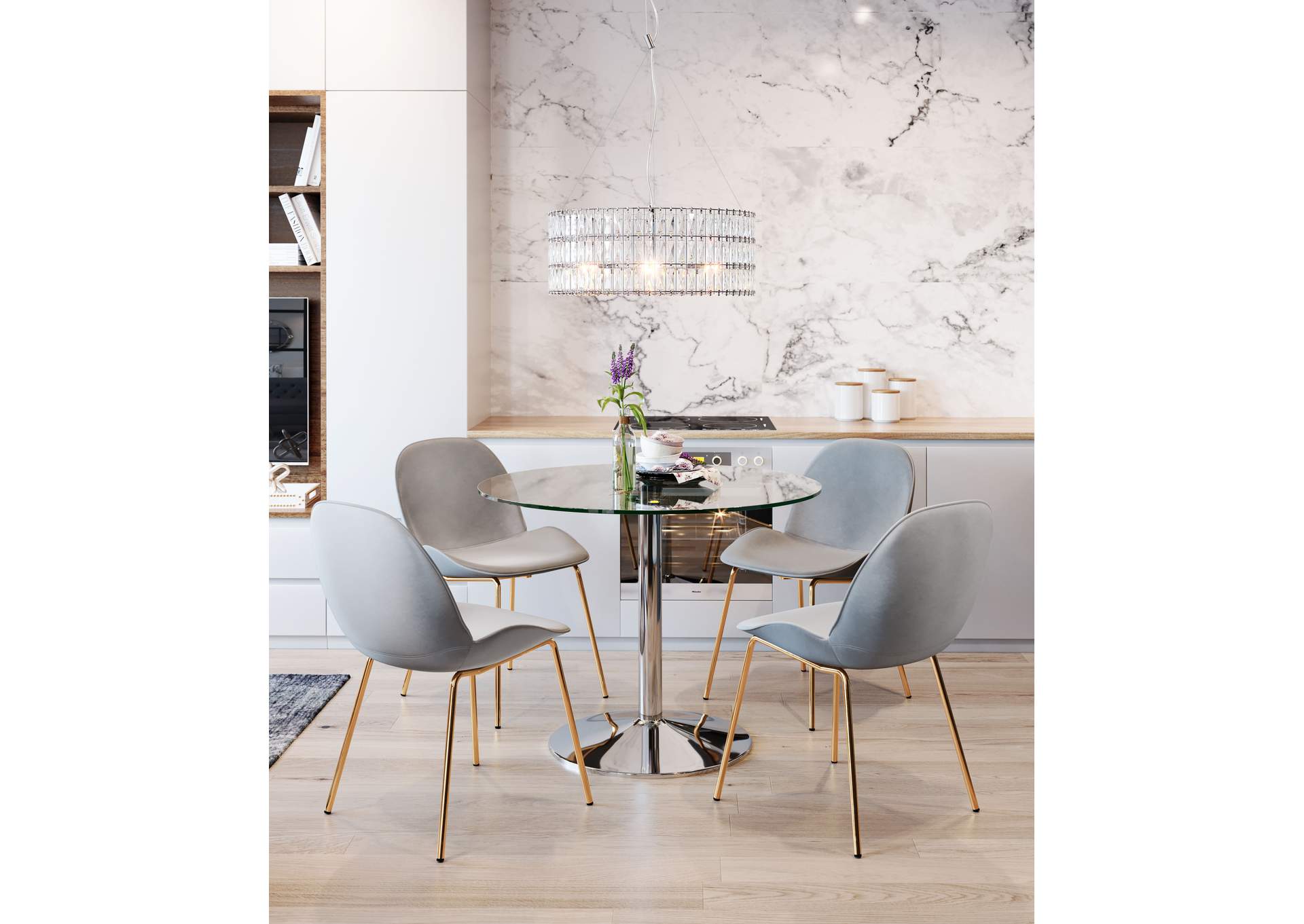 Jena Ceiling Lamp Chrome image 3