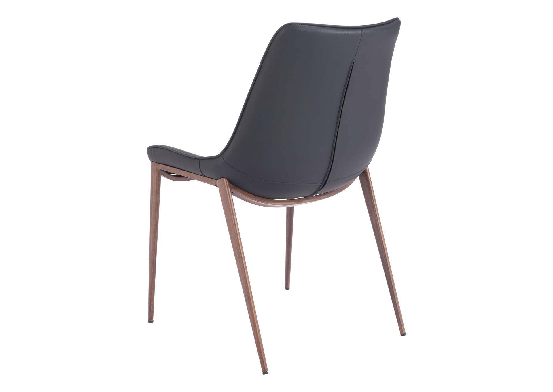 Magnus Dining Chair (Set Of 2) Black & Walnut image 9