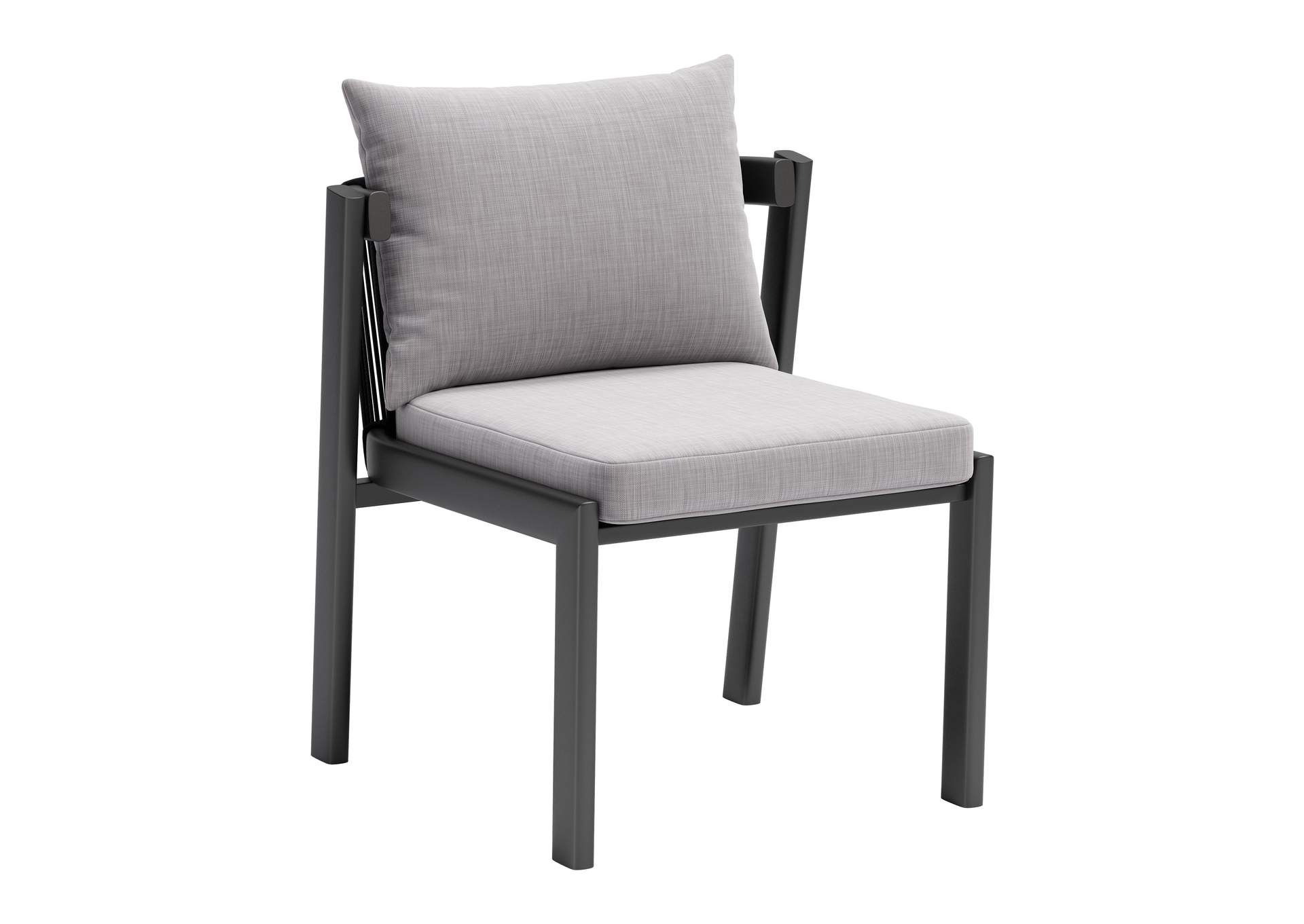 Horizon Outdoor Dining Chair (Set Of 2) Gray image 4