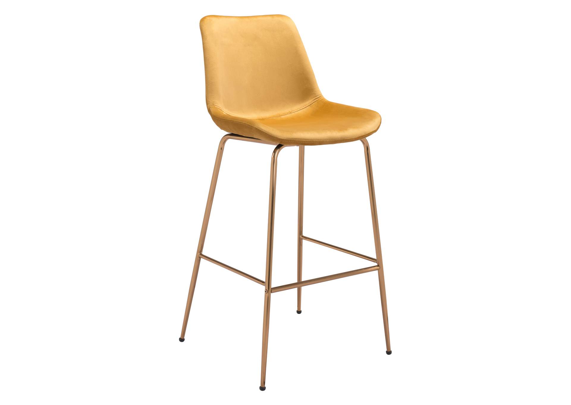 Tony Barstool Yellow & Gold image 4