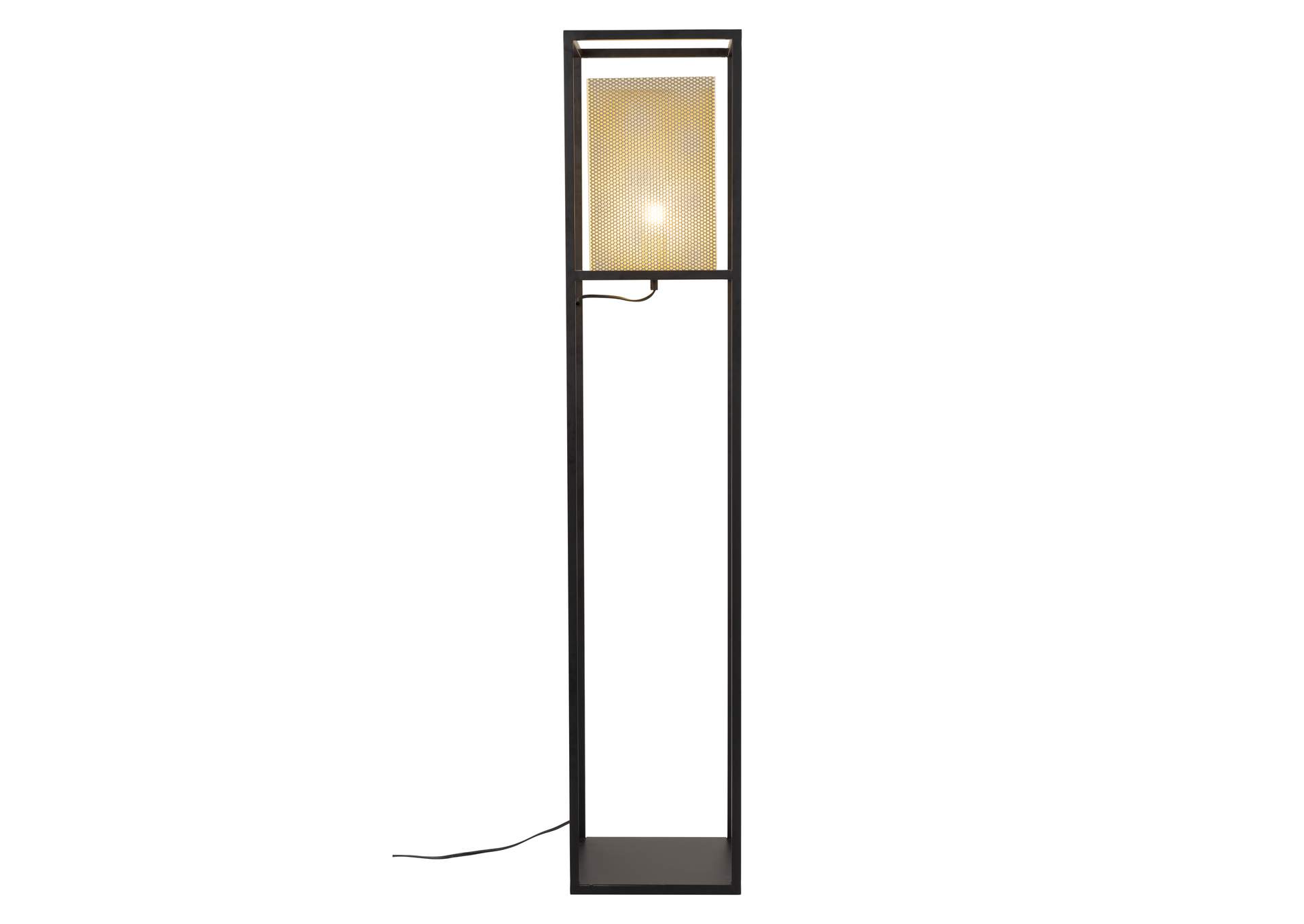 Yves Floor Lamp Gold & Black image 5