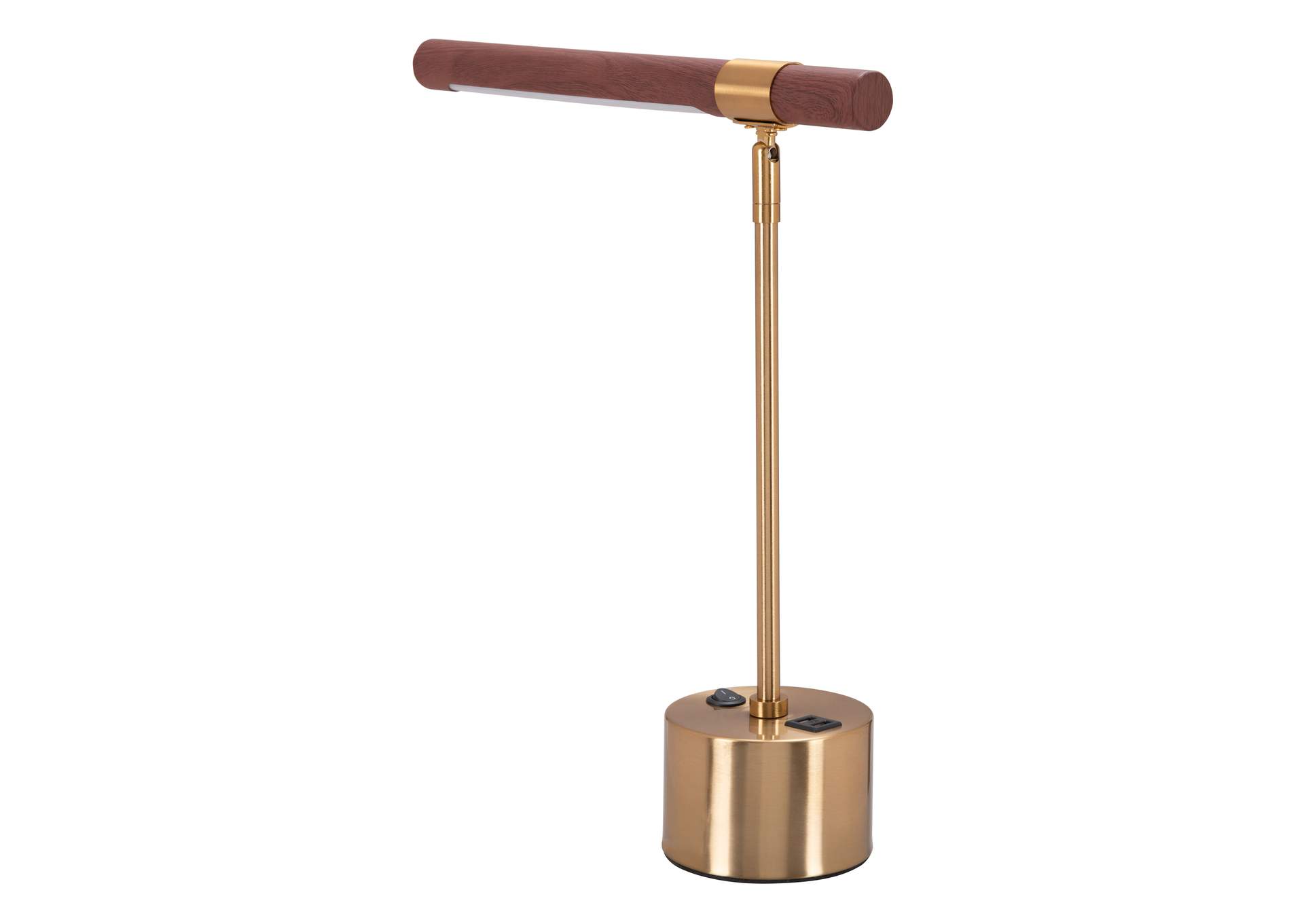 Kippy Table Lamp Brown & Brass image 6